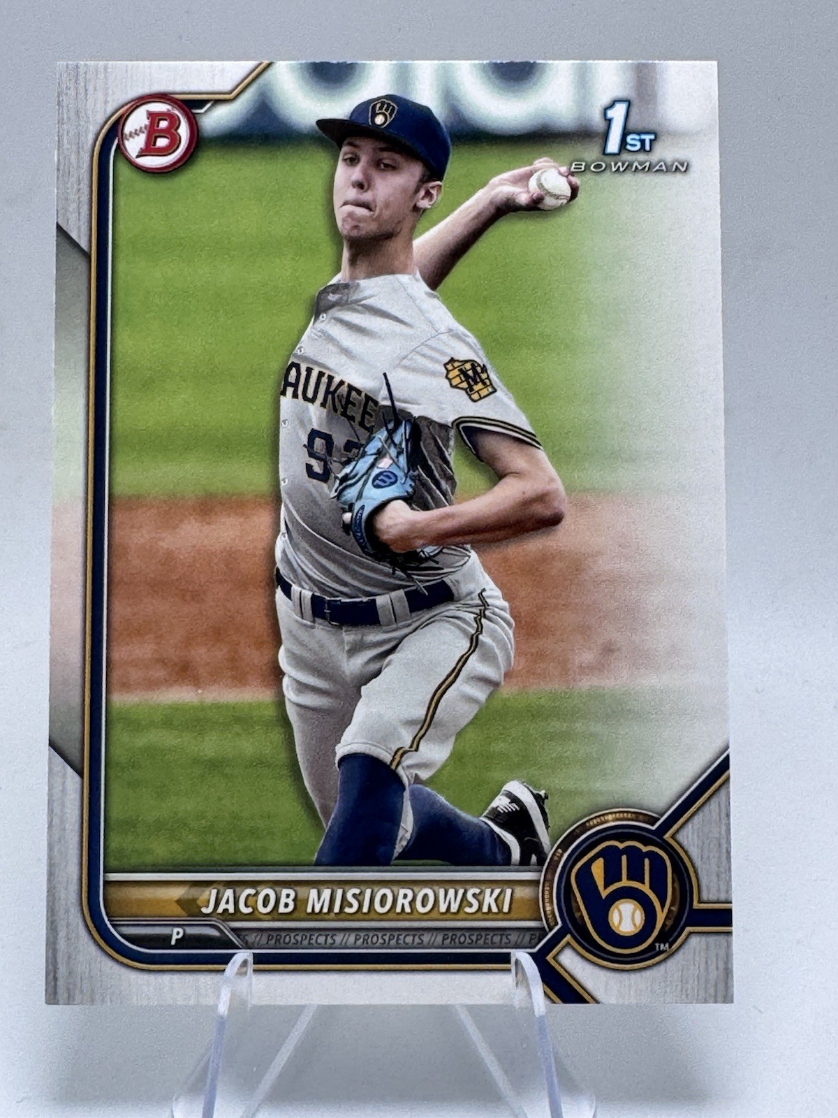 2022 Bowman Draft – Jacob Misiorowski #BD-132 (RC) 1st Brewers