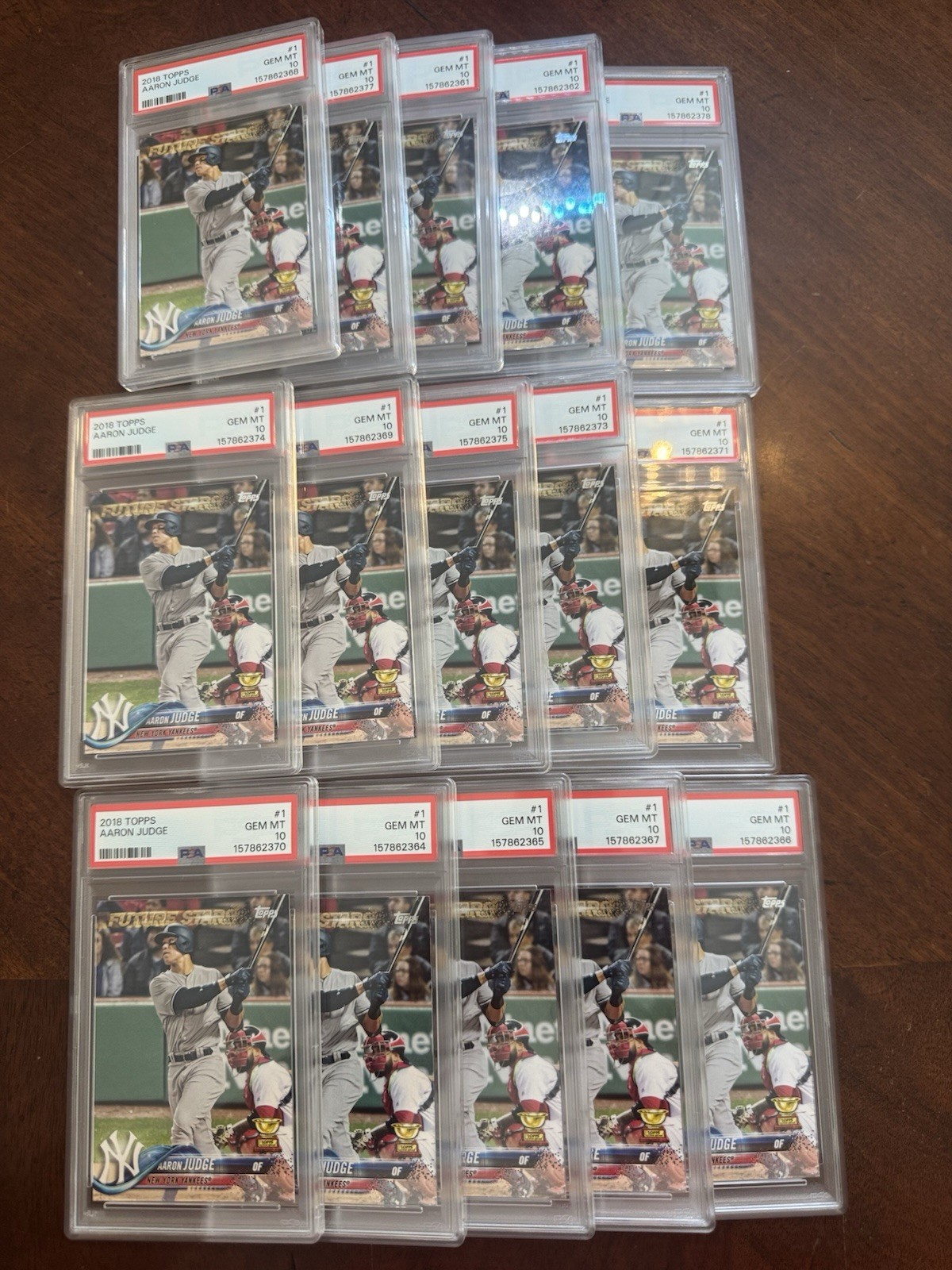 2018 Topps Aaron Judge #1 PSA 10 Gem Mint Rookie Cup Yankees Low Pop