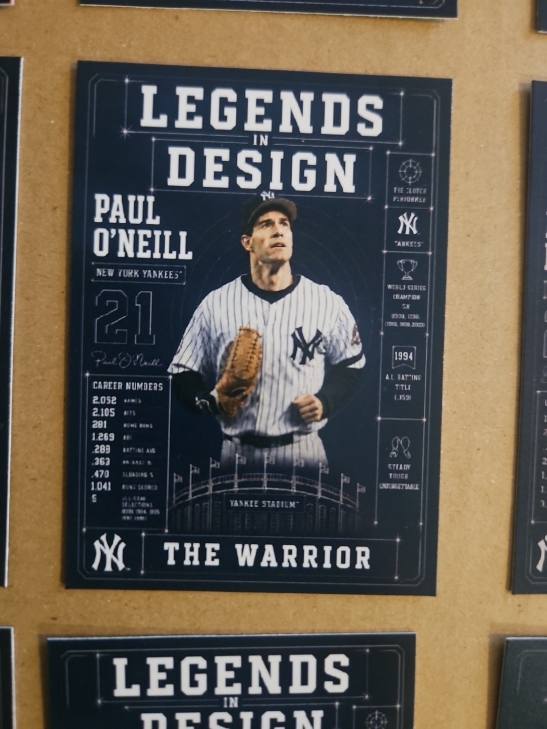 Legends In Design Custom Cards – Yankee Blueprint – 12 Cards