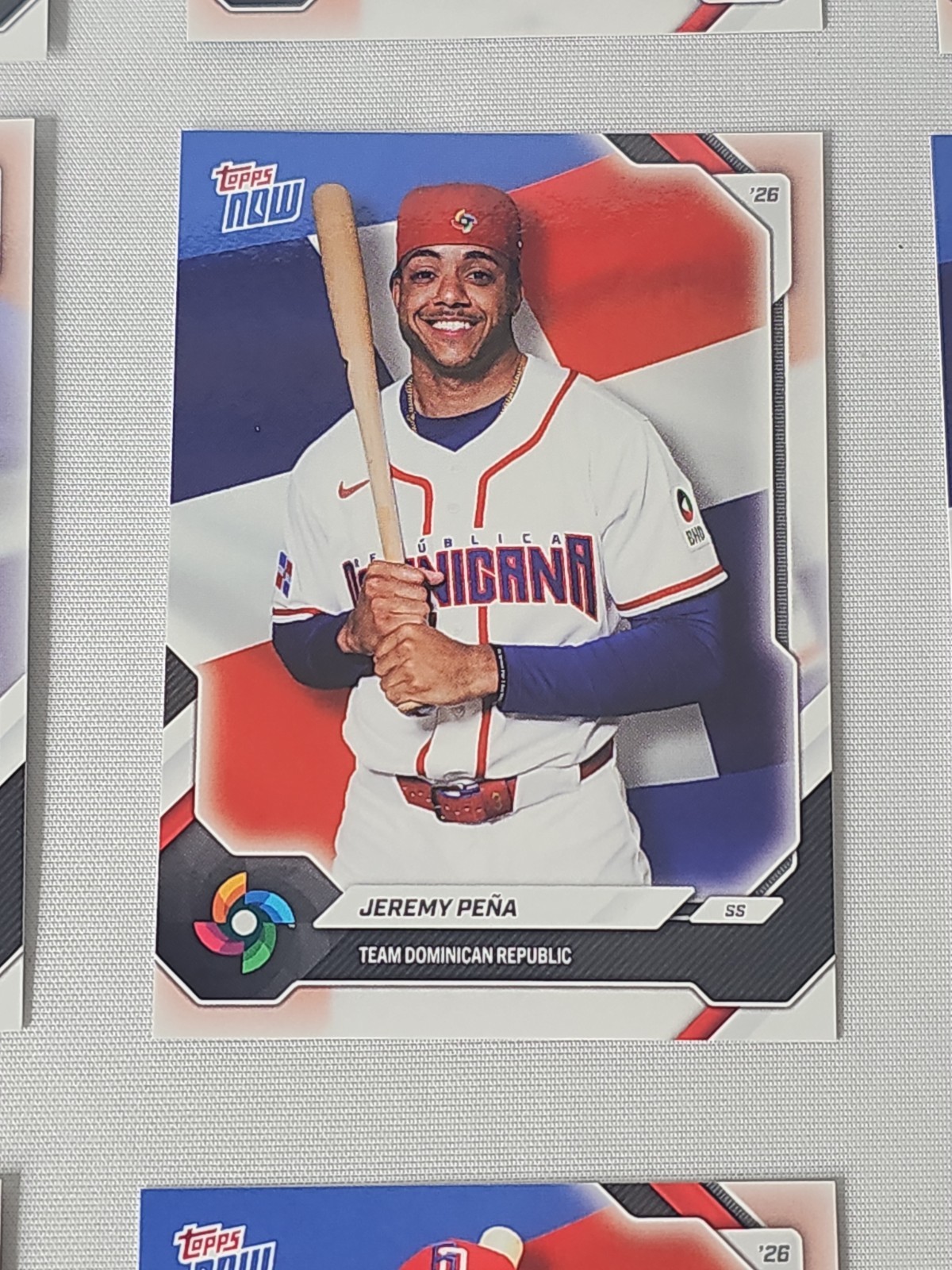 2026 World Baseball Classic Topps Now Team Dominican Republic 12 BASE CARDS