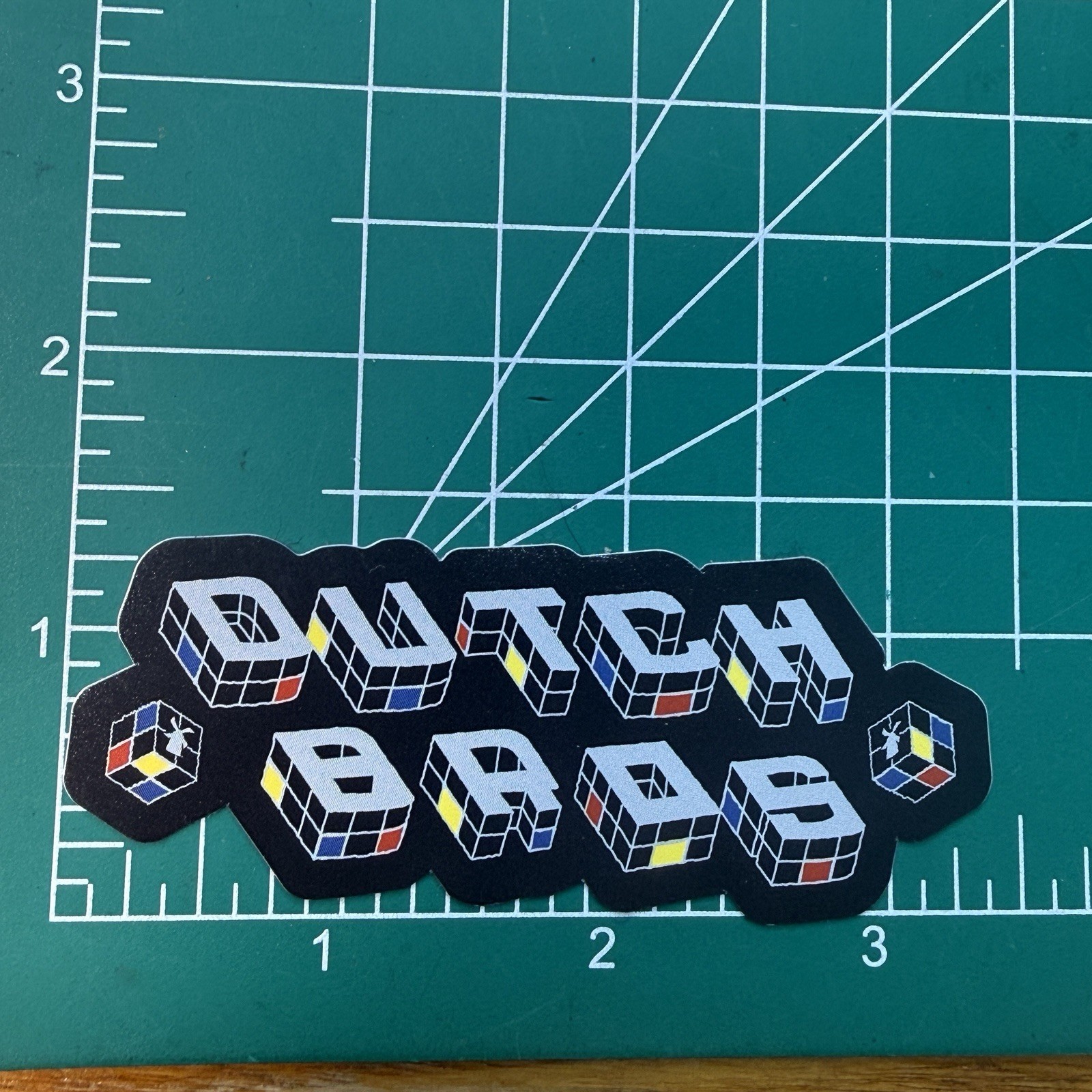 Dutch Bros Limited Edition Sticker Drop Rubiks Cube Dice Blocks Coffee Rebel