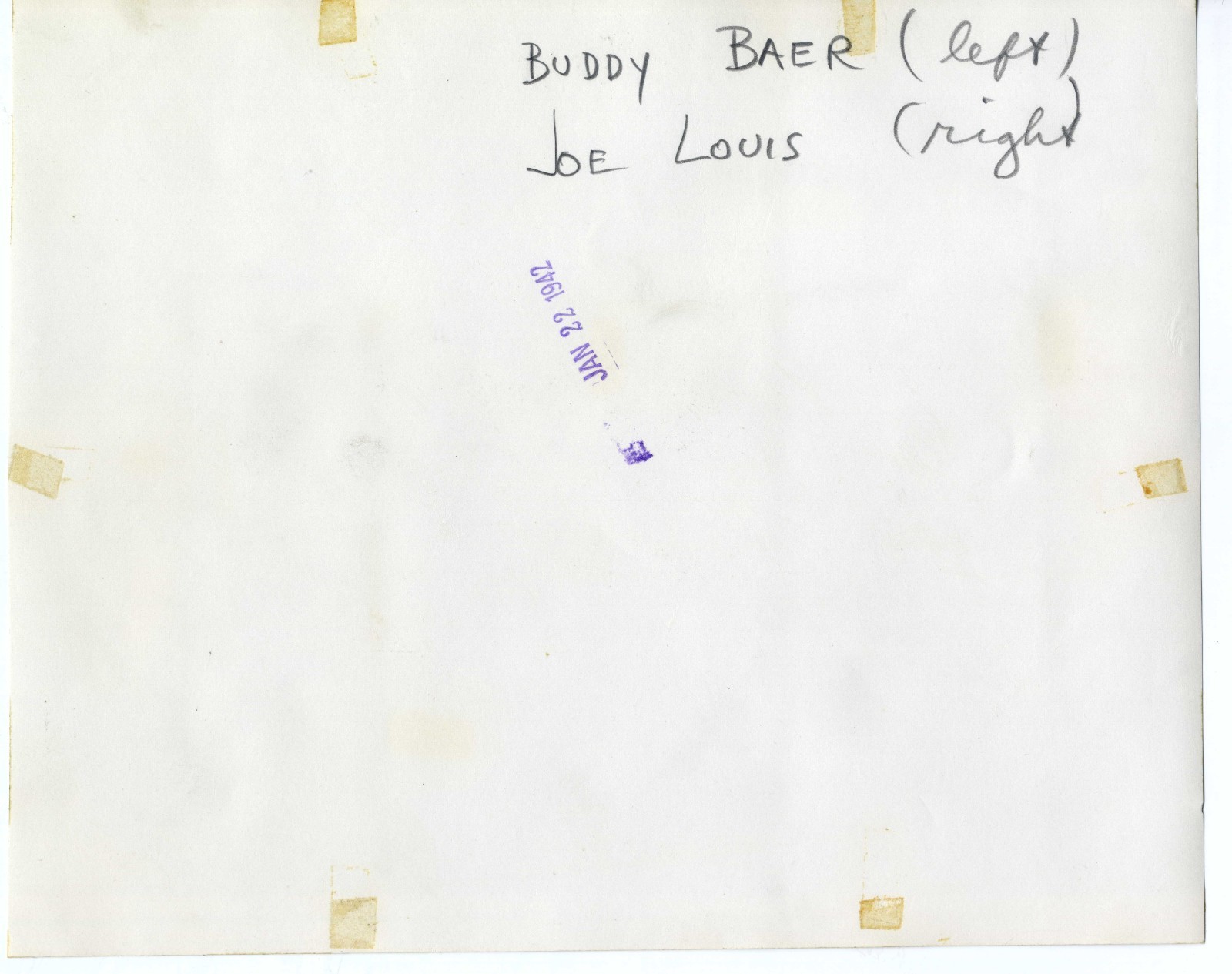 1942 Joe Louis Vs Buddy Baer Boxing AWESOME SILVER Photo 8 X 10″ Original B40