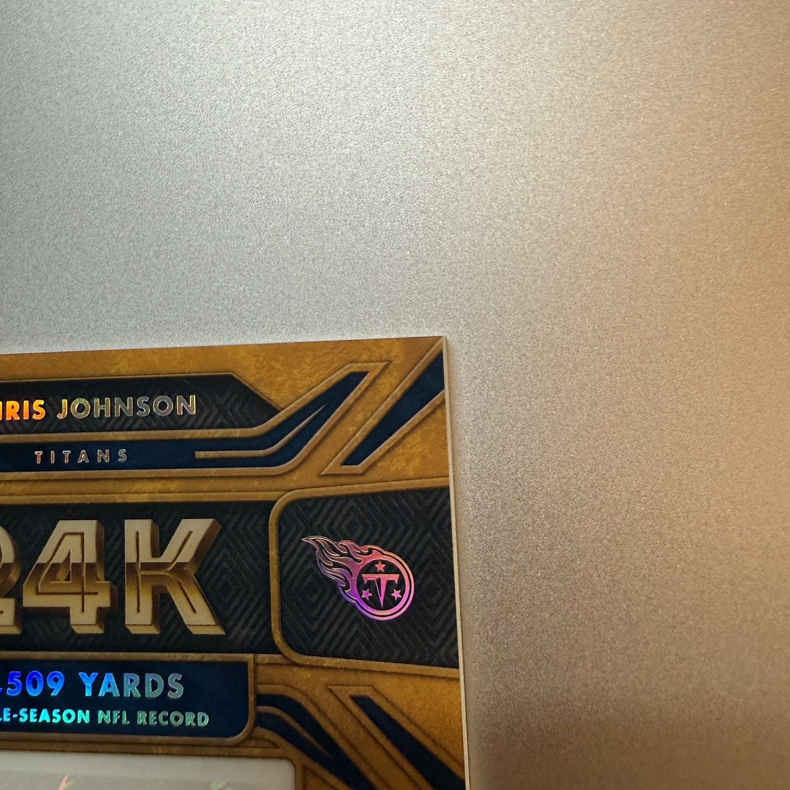 2024 Panini Gold Standard – 24k Autographs Chris Johnson #24K-CJ White Gold /49