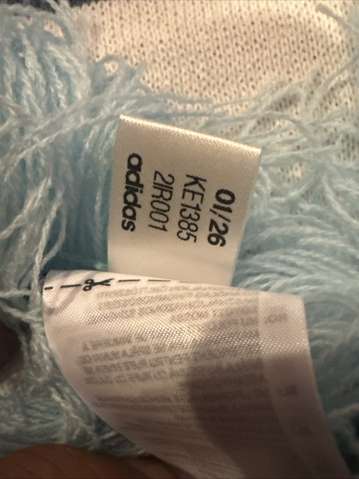 Brand New adidas Argentina 2026 Soccer Scarf KE1385 Icey Blue White