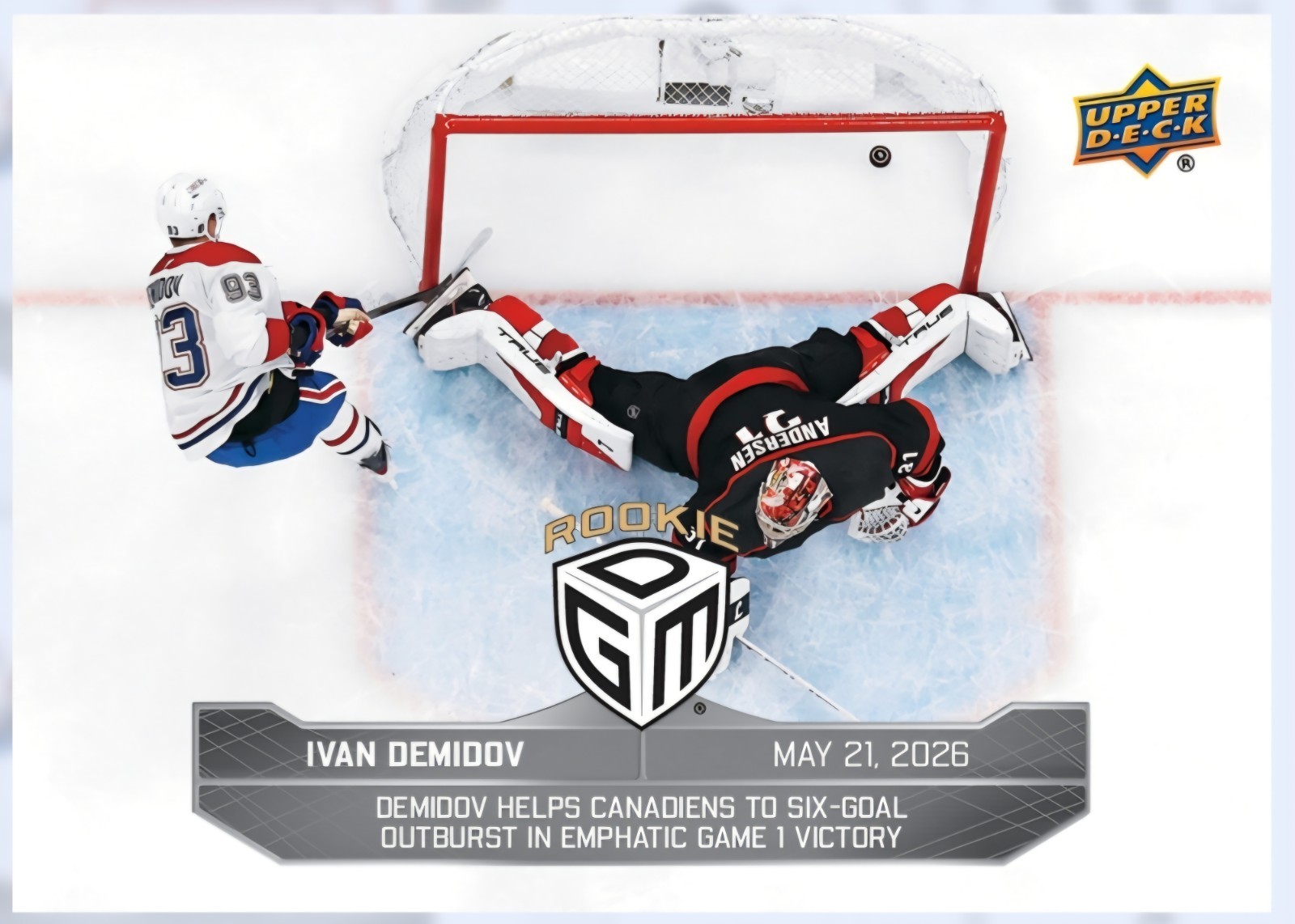 2025-26 Upper Deck Game Dated Moments #103 Ivan Demidov Epack 1199 Made