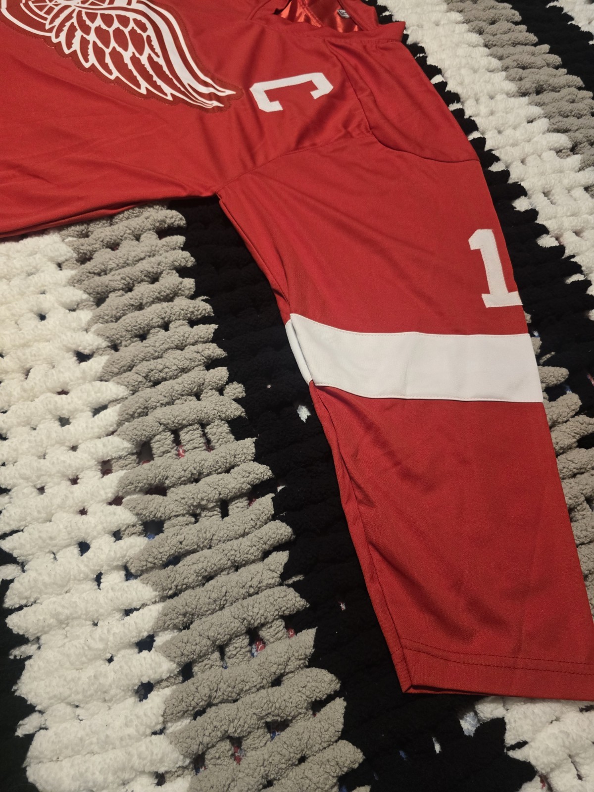 Alex Delvecchio Autographed Detroit Redwings Jersey with COA LOOK!!!!!!!