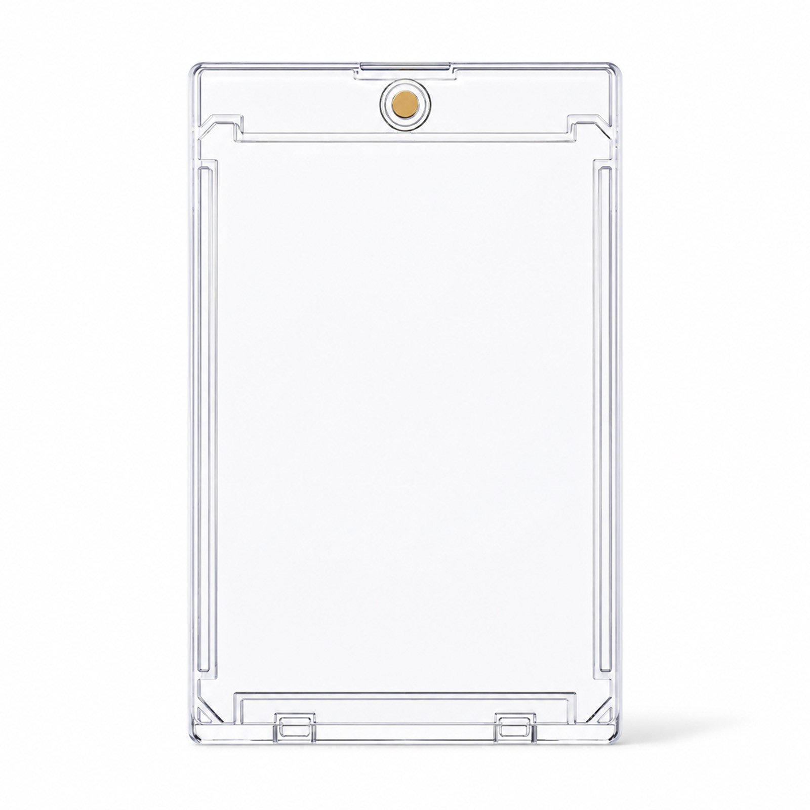 25/50pcs Magnetic Card Holders 75/100/130/180pt Sports Trading Card Display Case