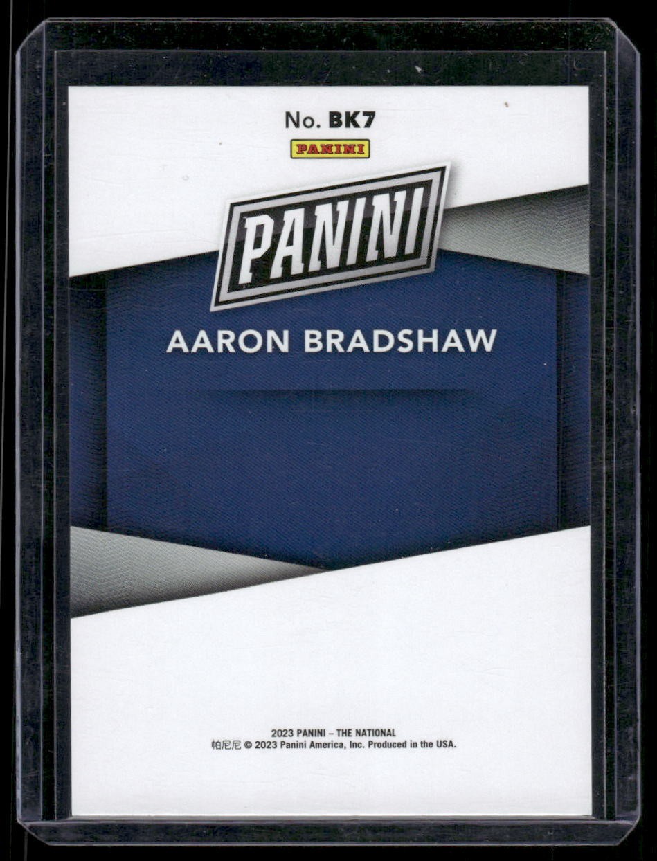 2023 Panini NSCC Wrapper Redemption #BK7 Aaron Bradshaw Basketball Red #/99
