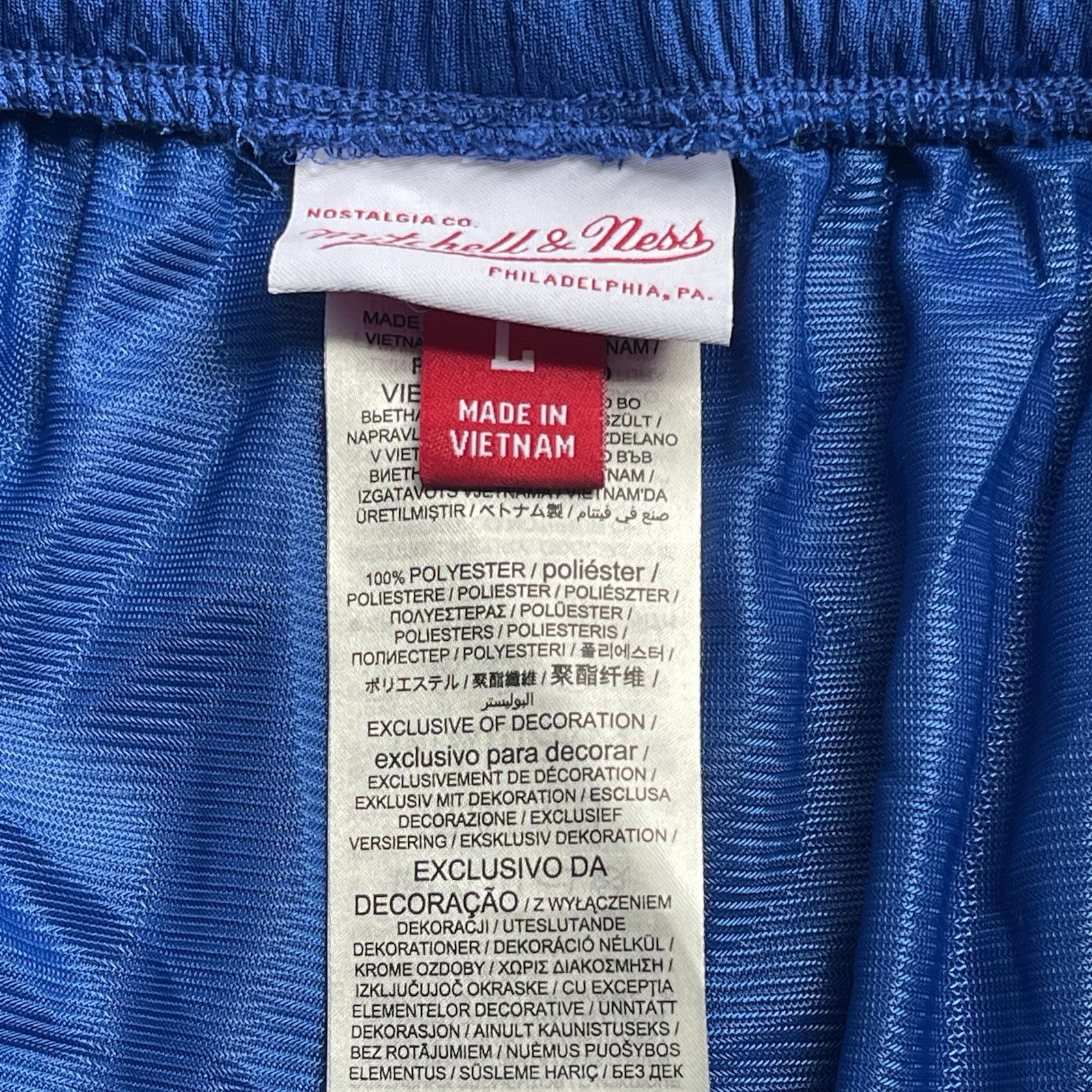NWOT Kansas City Royals Shorts Mitchell & Ness Mens Large Basketball Mesh MLB