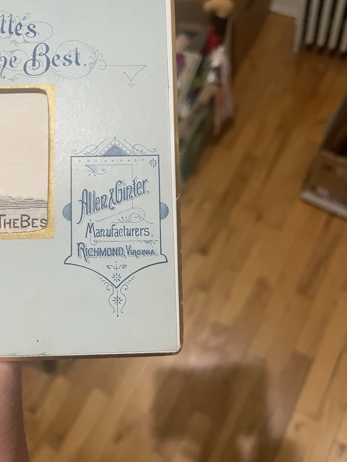 1800s Allen & Ginter Richmond Cigarettes are the best. ONLY 1 EXISTS! STUNNING!!