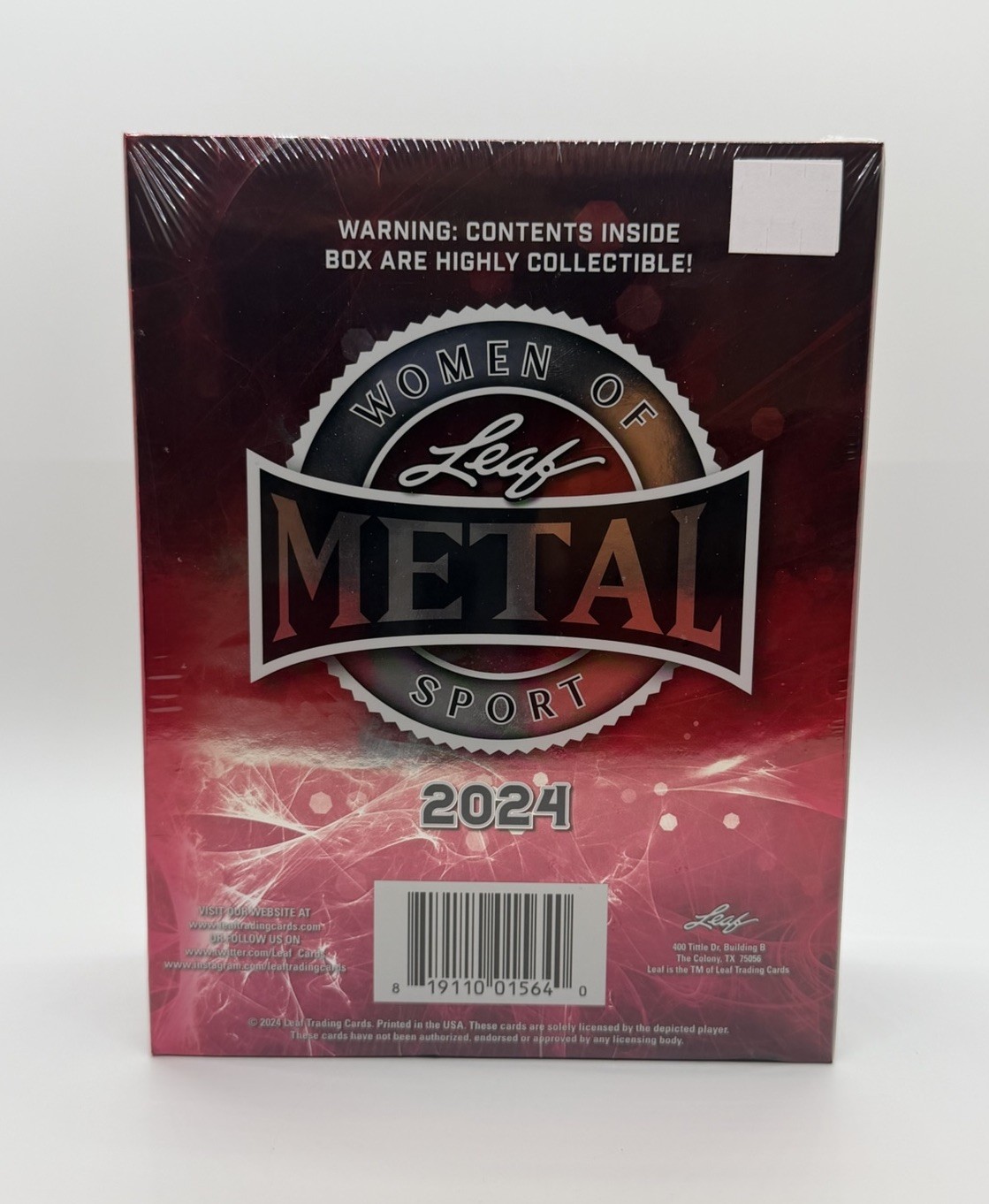 2024 Leaf Metal Women Of Sport Factory Sealed Hobby Box 4 Autographs Inside