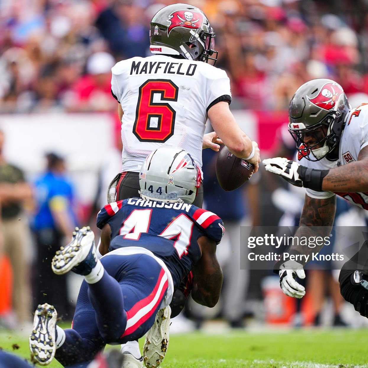 GAME USED Tampa Bay Buccaneers 11/09 + 11/16/25 NFL Football vs Patriots + Bills