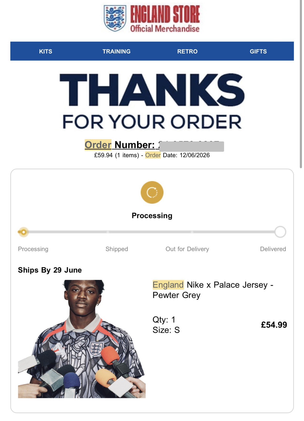 Nike X Palace England Jersey Crimson Pewter Grey Small – IN HAND Fast Shipping ✅