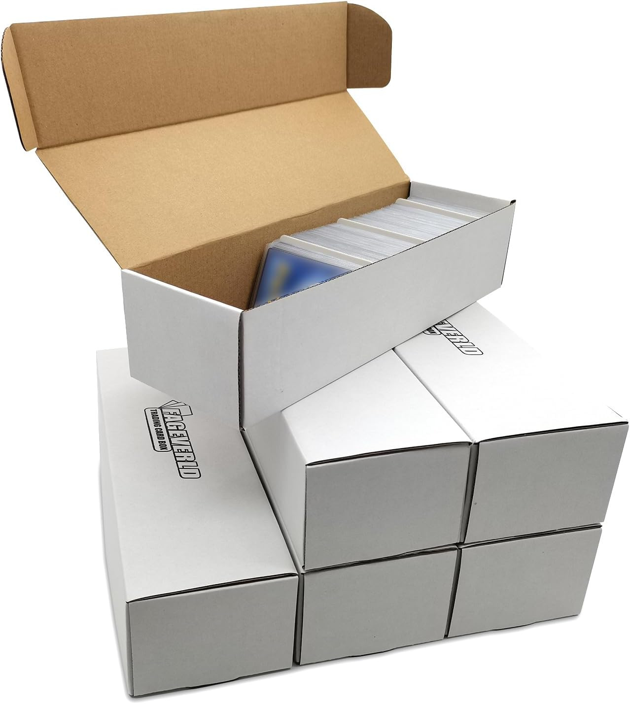 Trading Card Storage Box, Mtg Storage Box with Dividers, Cardboard Collector …