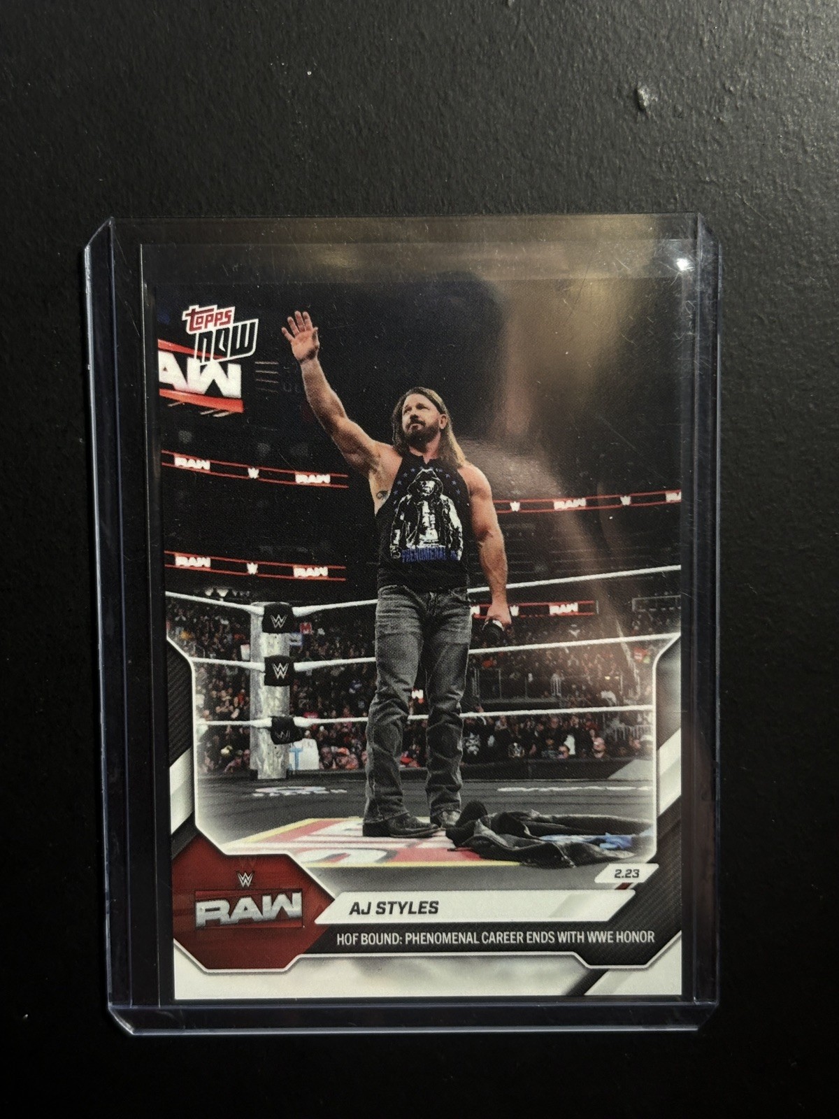 2026 Topps Now WWE – AJ Styles RAW #18