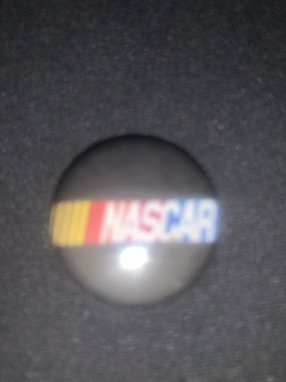 NASCAR Auto Racing Pin Button Pinback