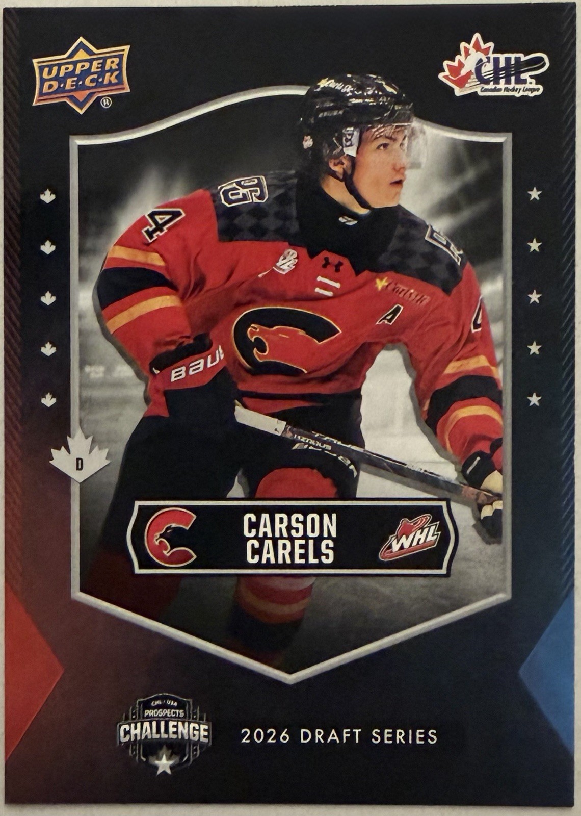 Carson Carels Rookie 2025 Upper Deck Chl USA Prospects Challenge #PC-CC (RC)