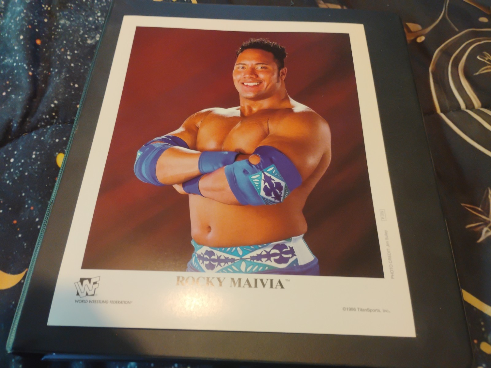 Official World Wrestling Federation (WWF) promotional photo of Dwayne “The Rock”