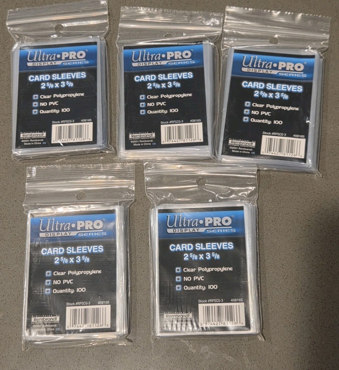 500 ULTRA PRO TRADING CARD PENNY SLEEVES BASEBALL MAGIC POKEMON SPORTS CARDS