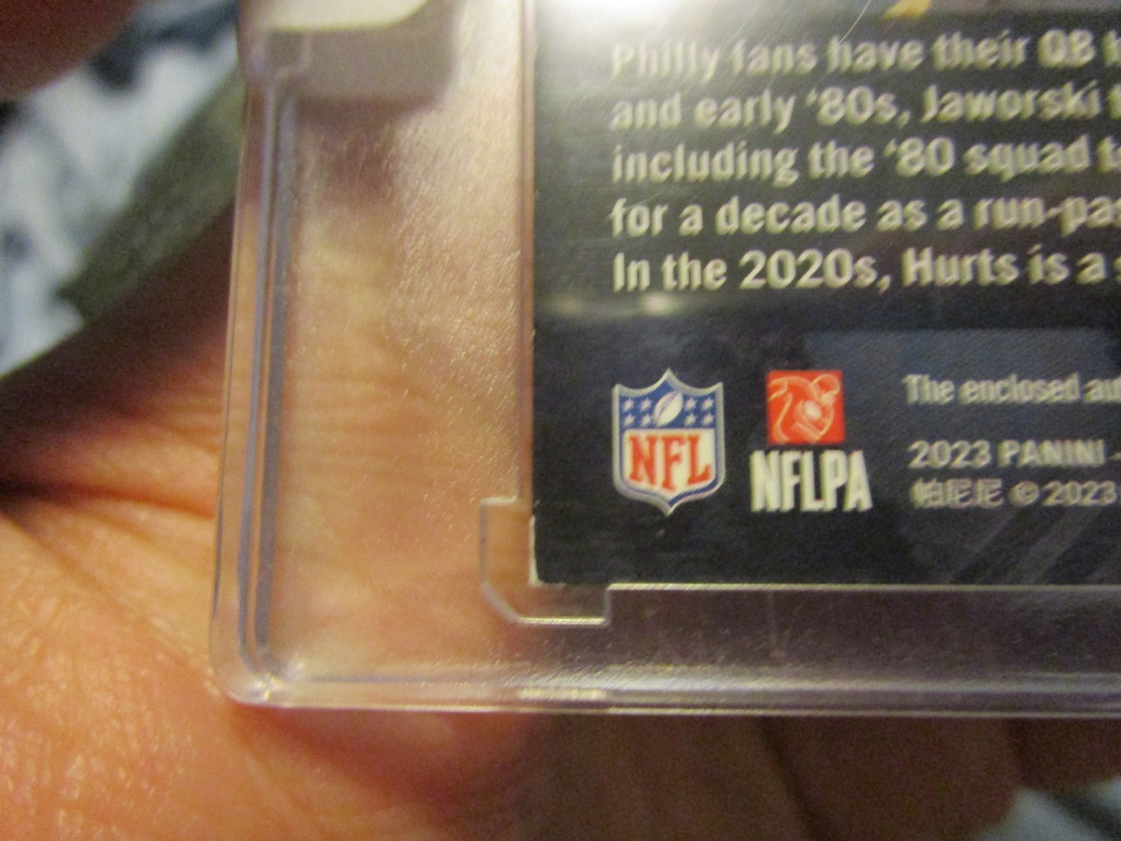 2023 PANINI ZENITH JAWORSKI/CUNNINGHAM/HURTS TEAM SUMMIT AUTO/RELIC #9/25 – READ