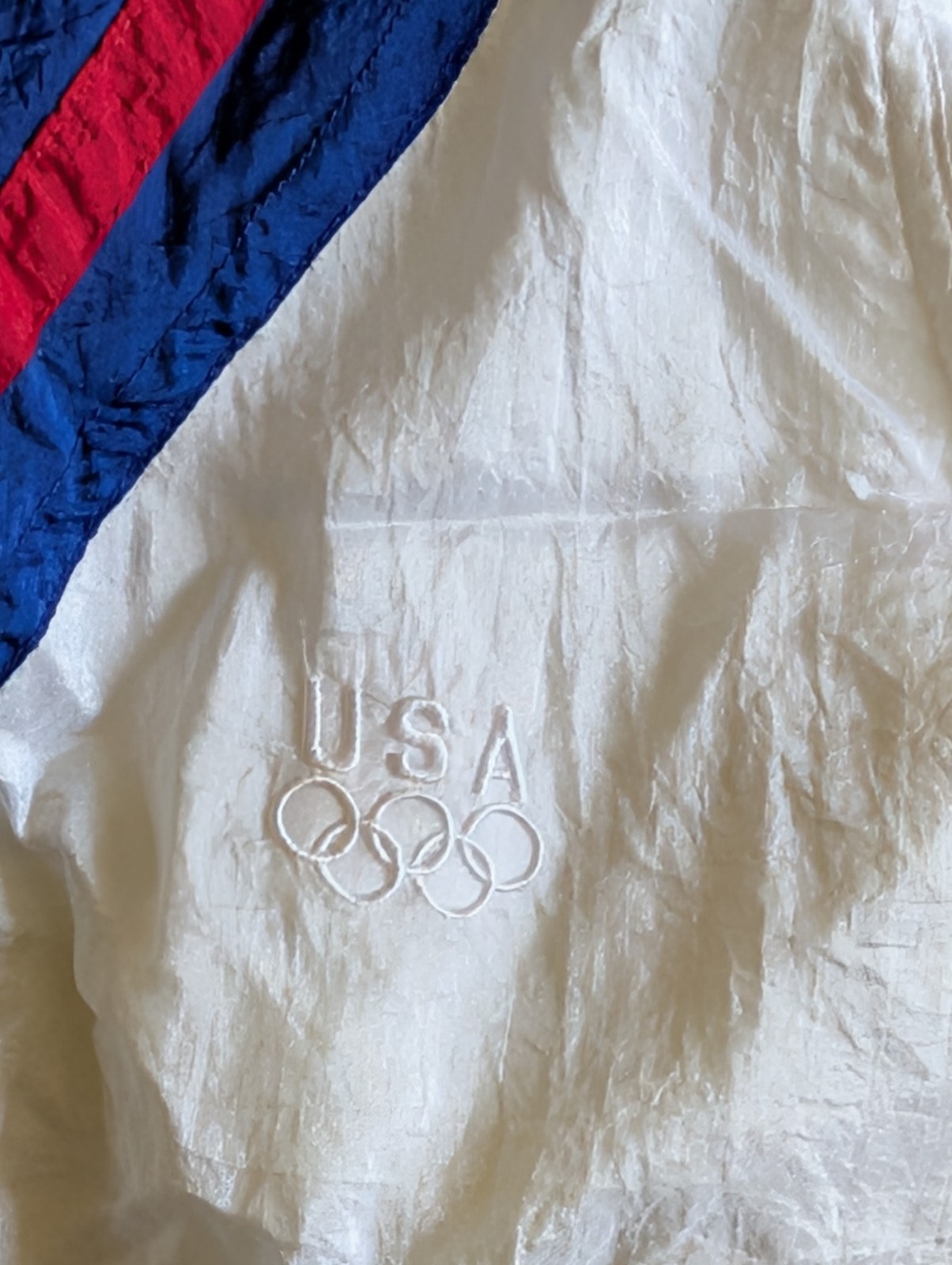 Vintage JC Penny Exclusive USA Olympics Wind Pant/ Wind Jacket Set: See Details