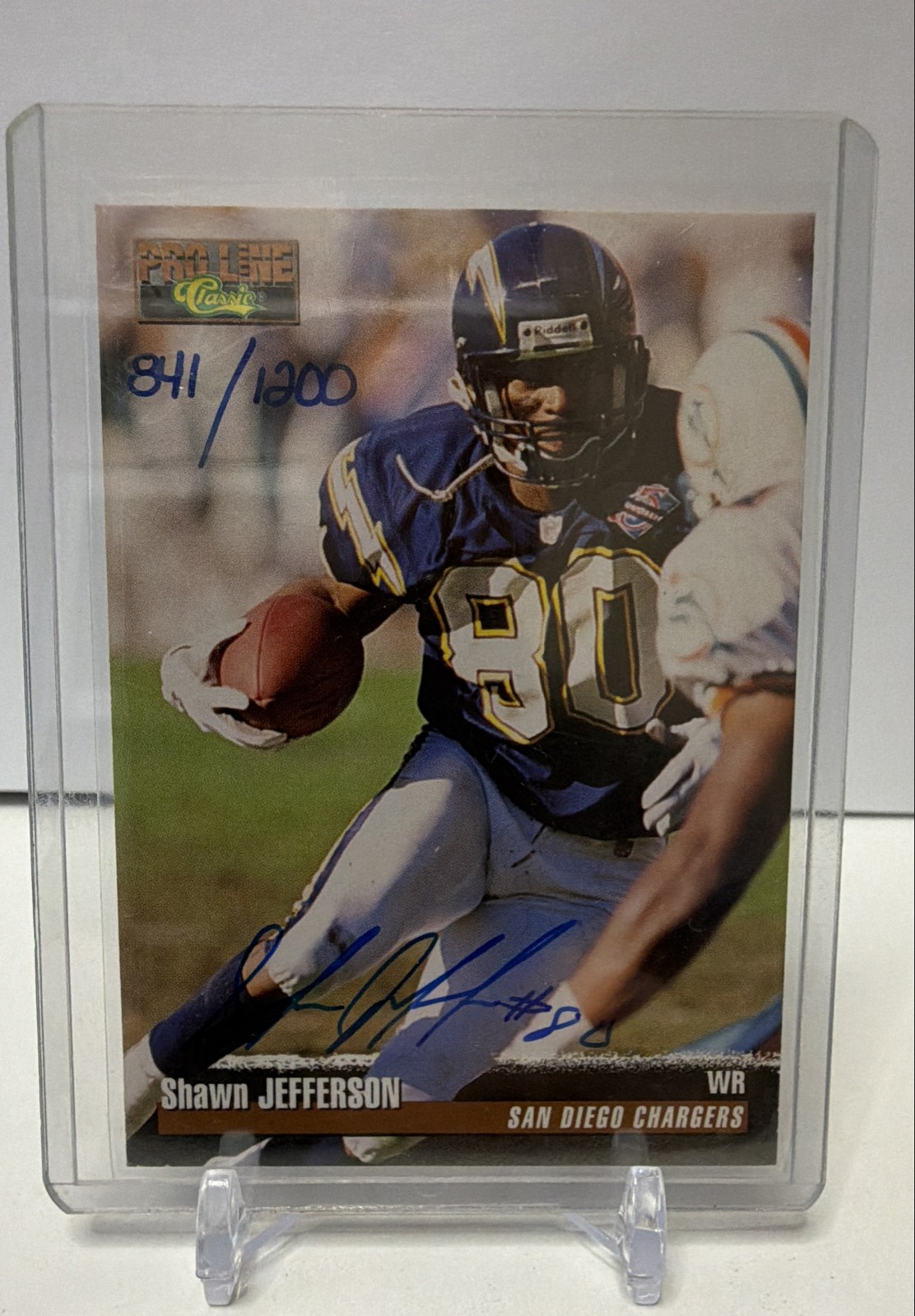 1995 Classic Pro Line – Autographs Shawn Jefferson /1200 (AU)