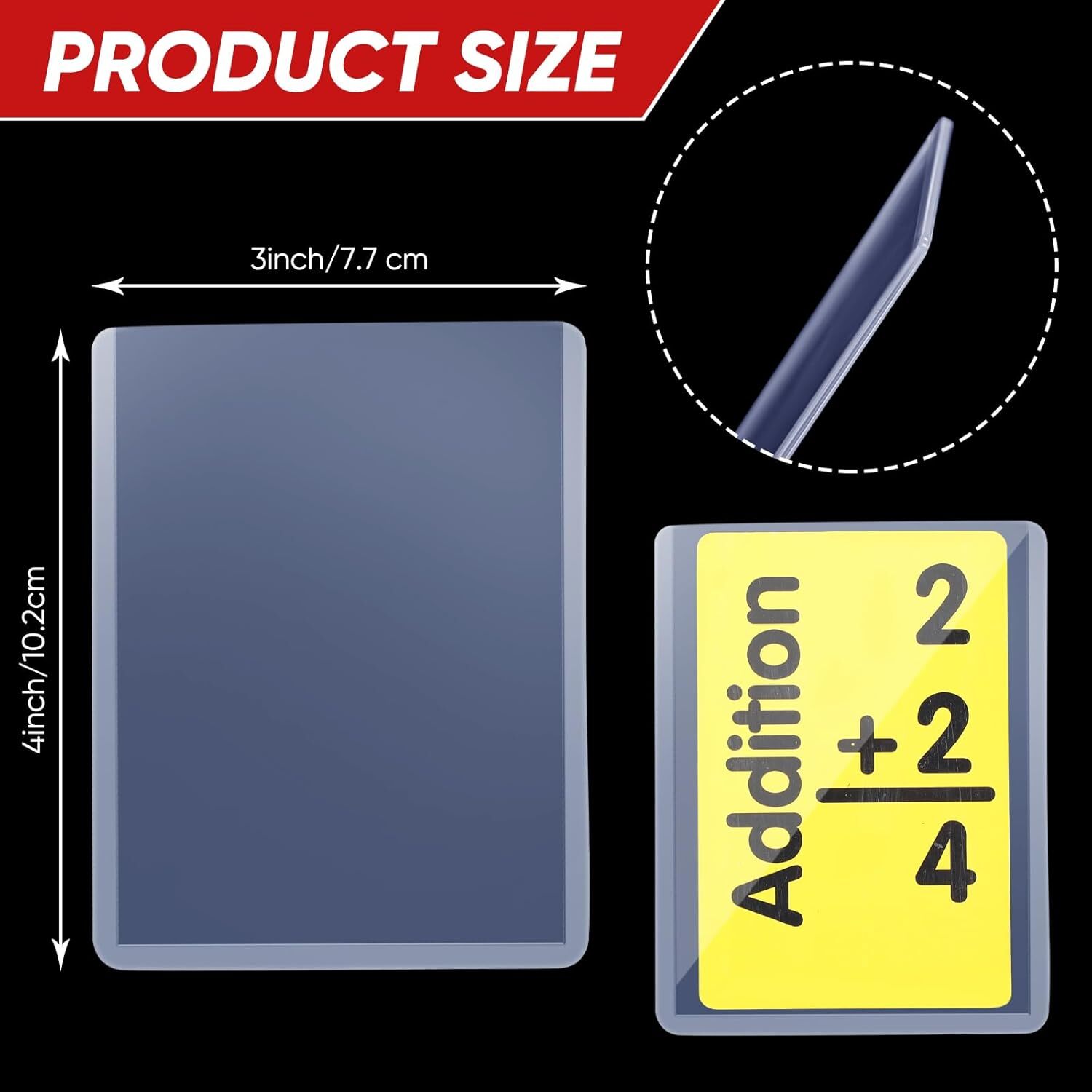 25-1000PCS Premium 35pt 3×4″ Toploaders Sporting Trading Card Holder Top Loaders