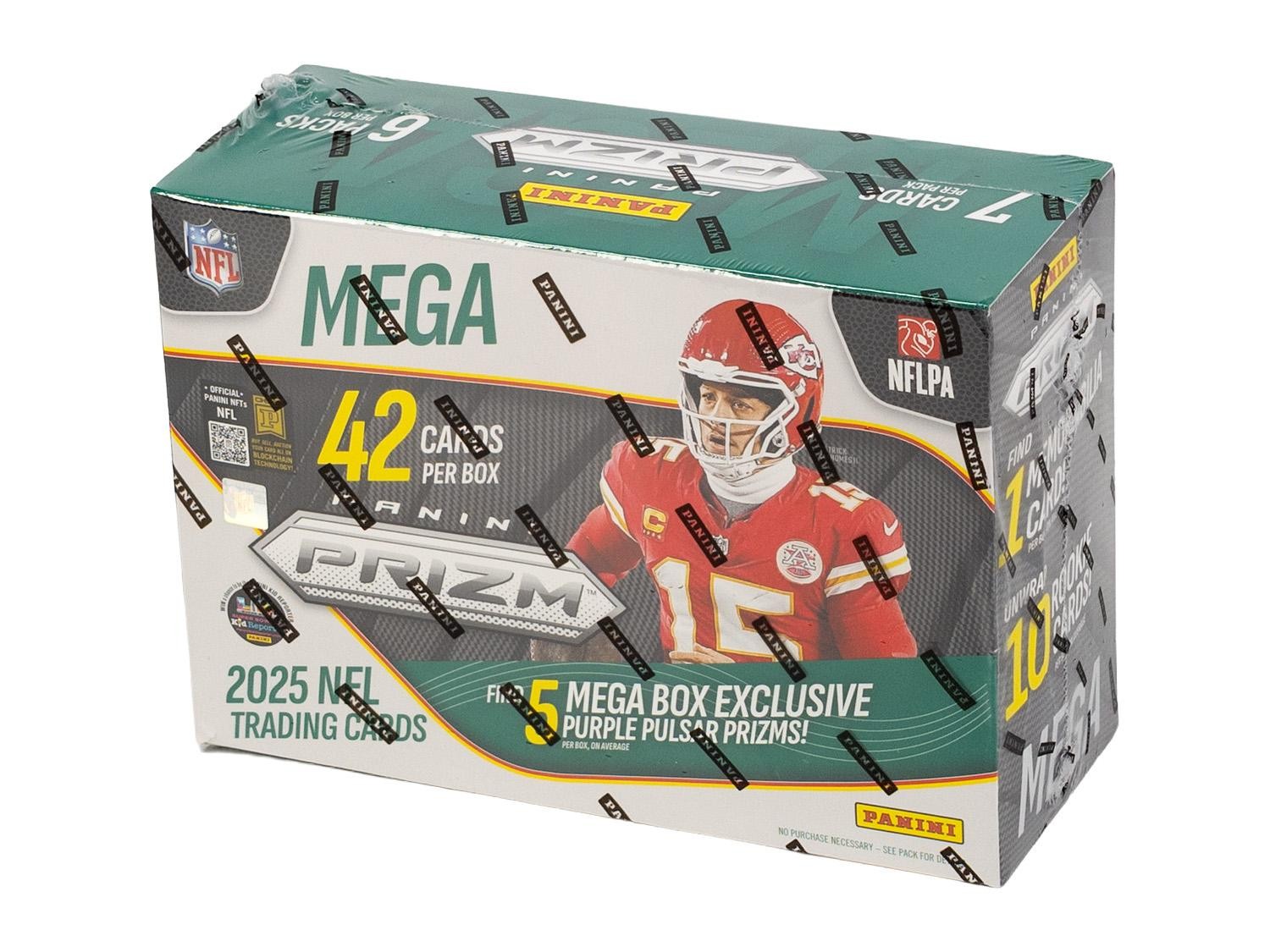2025 PANINI PRIZM FOOTBALL HOBBY MEGA BOX