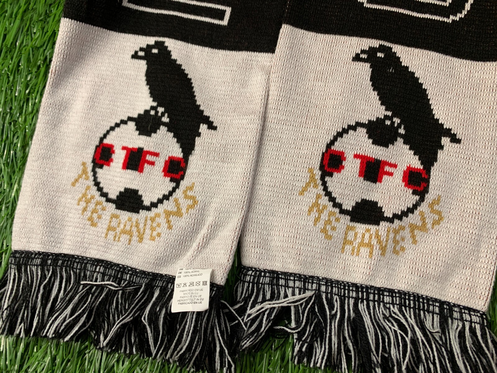 COALVILLE TOWN ENGLAND RARE FOOTBALL SOCCER FAN SCARF OFFICIAL PRODUCT ONE SIZE