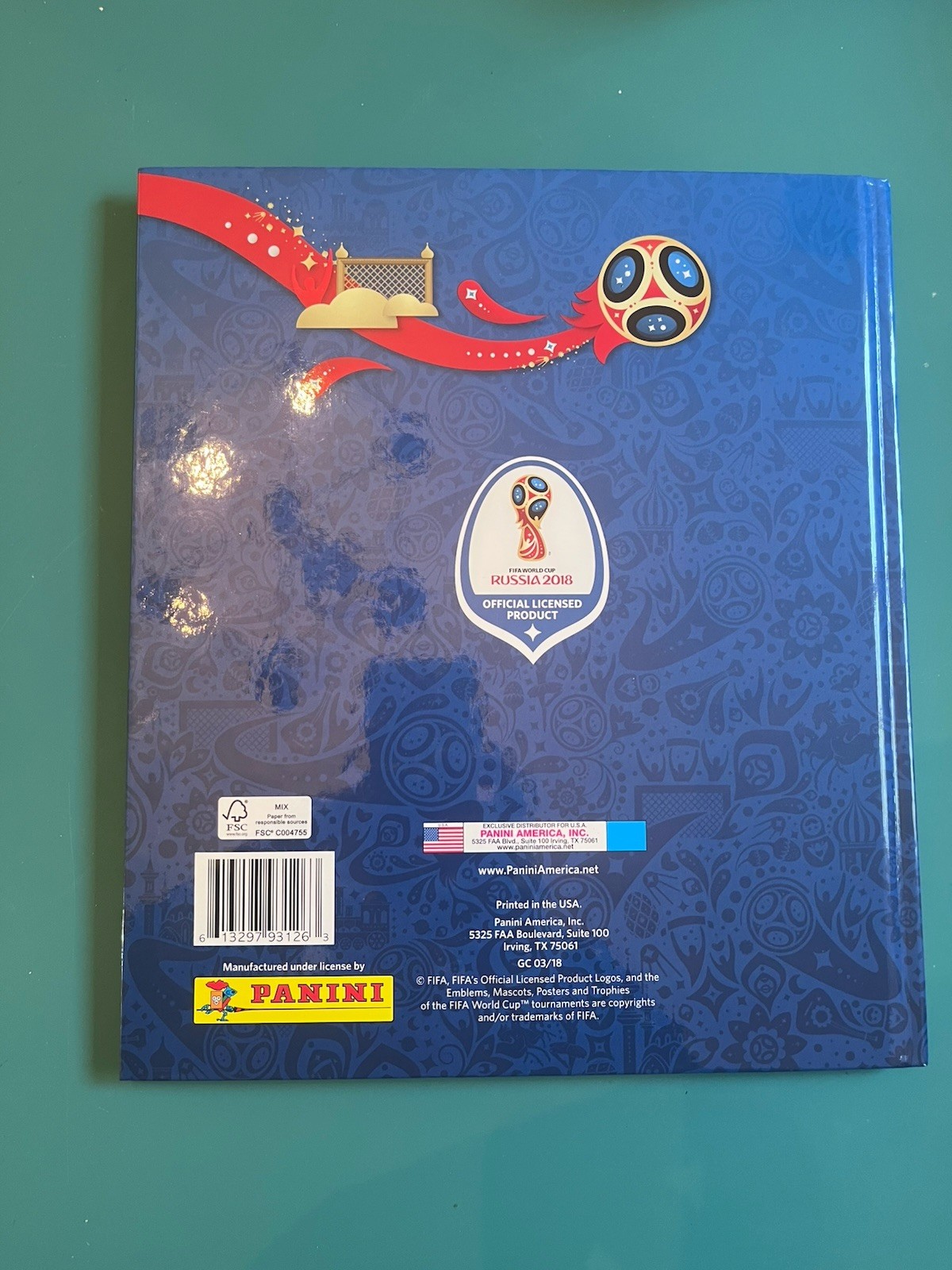 2018 PANINI FIFA WORLD CUP RUSSIA HARDCOVER ALBUM ~ 10% COMPLETE