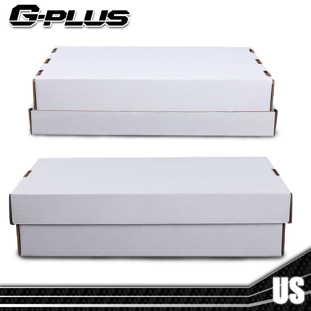 2Pcs 3000 Count Super Shoe Cardboard Standard Trading/Gaming Card Storage Boxes