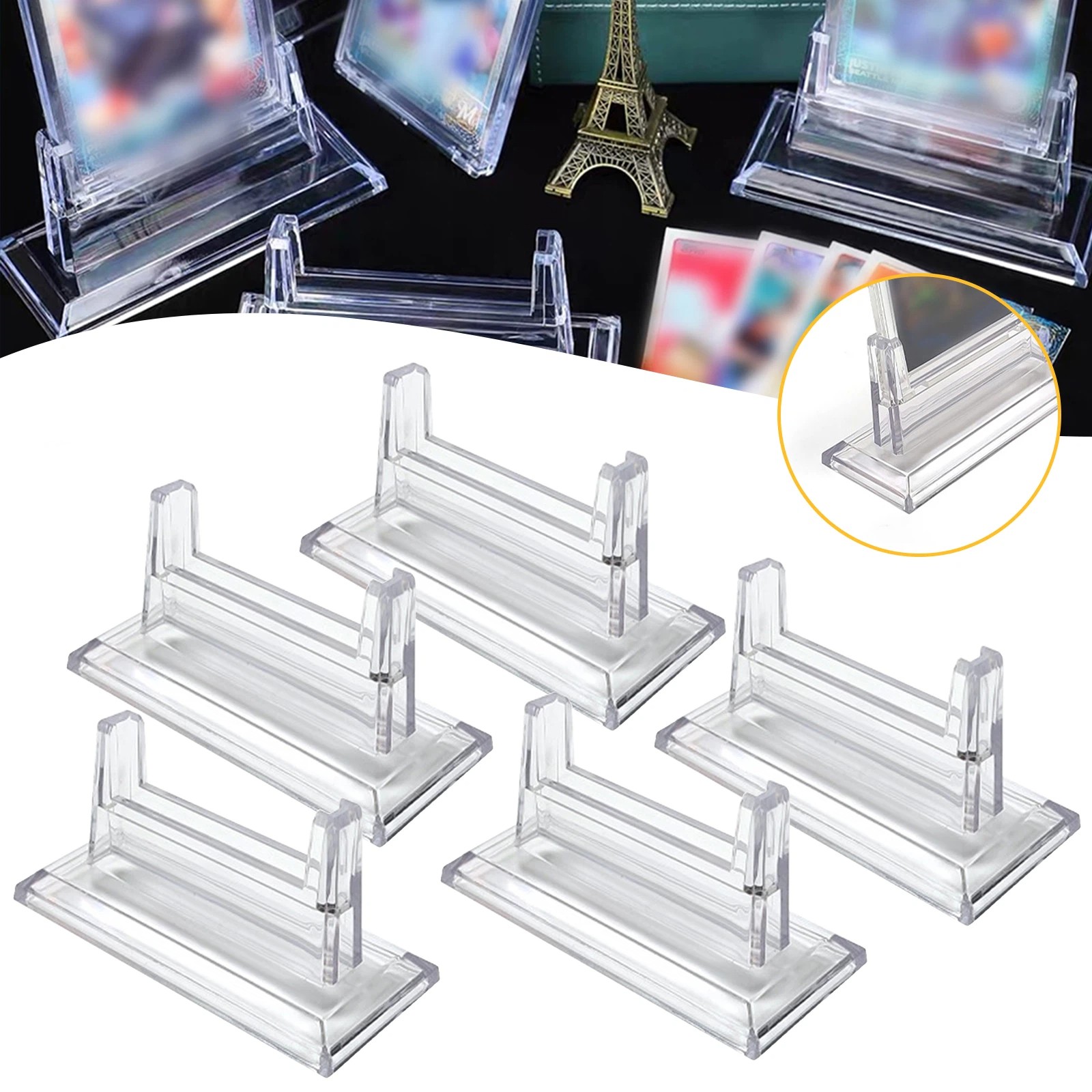 Magnetic Card Holder Base Trading Card Display Stand For 35PT Card Sleeves