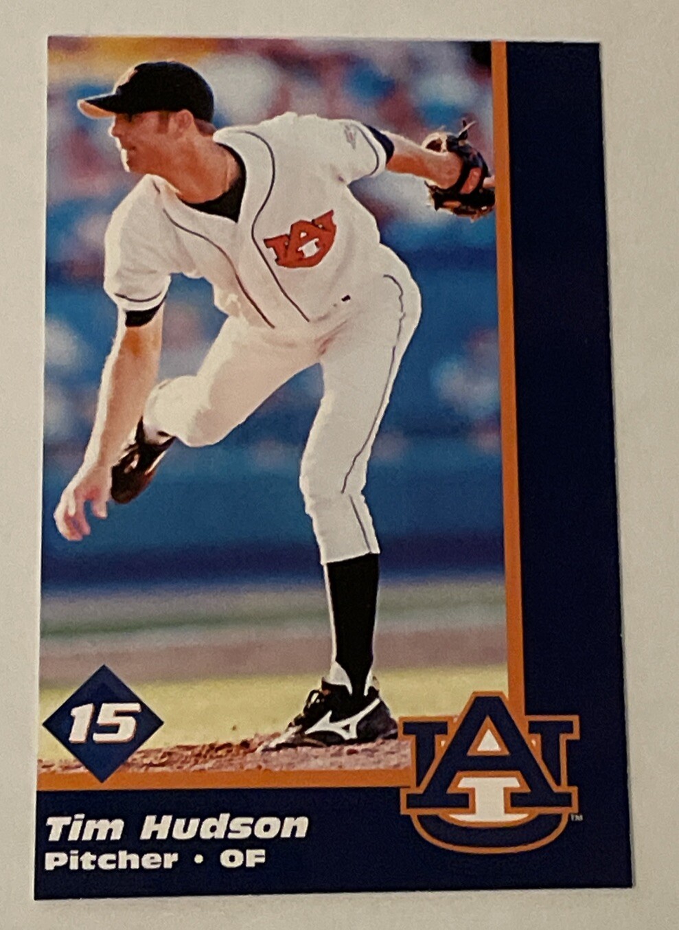 1998 Auburn University Tigers Tim Hudson National Player of The Year
