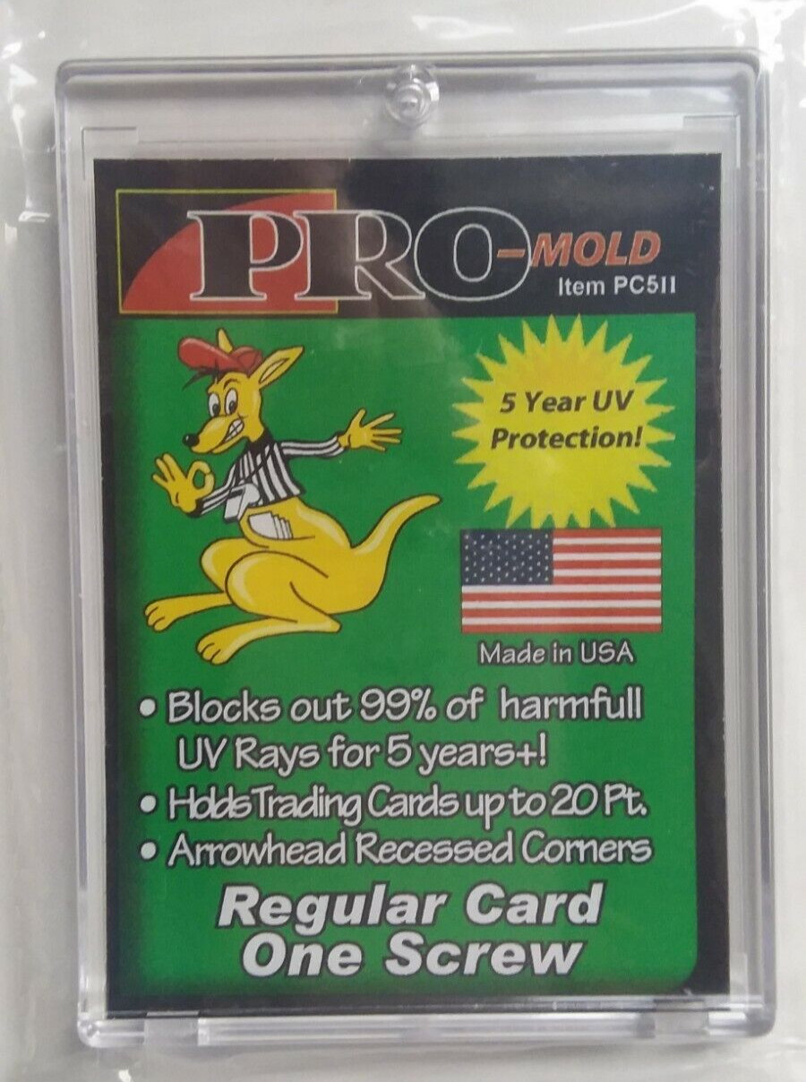 (10) Pro Mold PC5II Regular Card One Screw Card Protector New NIP