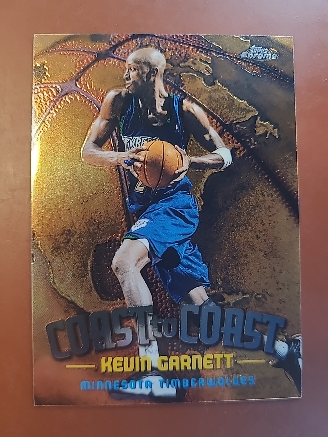 1998-99 Topps Chrome – Coast to Coast Kevin Garnett #CC8