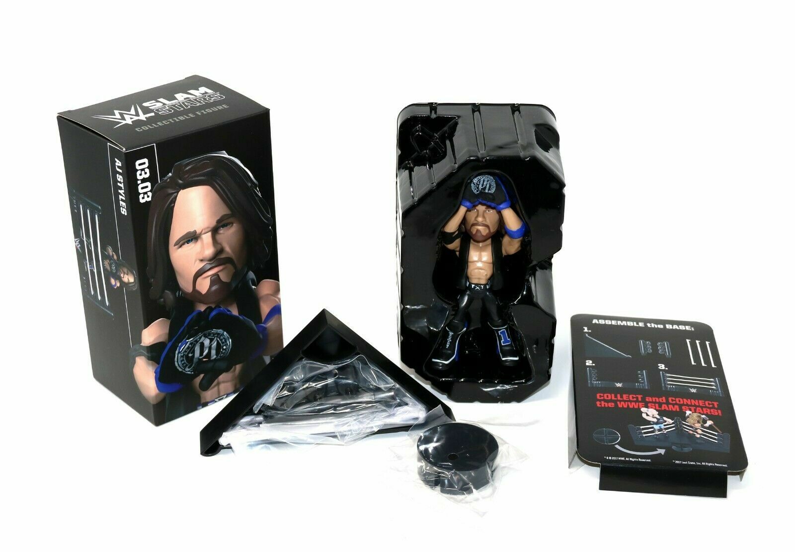 AJ Styles Slam Stars Figure Loot Crate Slam Crate Exclusive WWE Collectible New