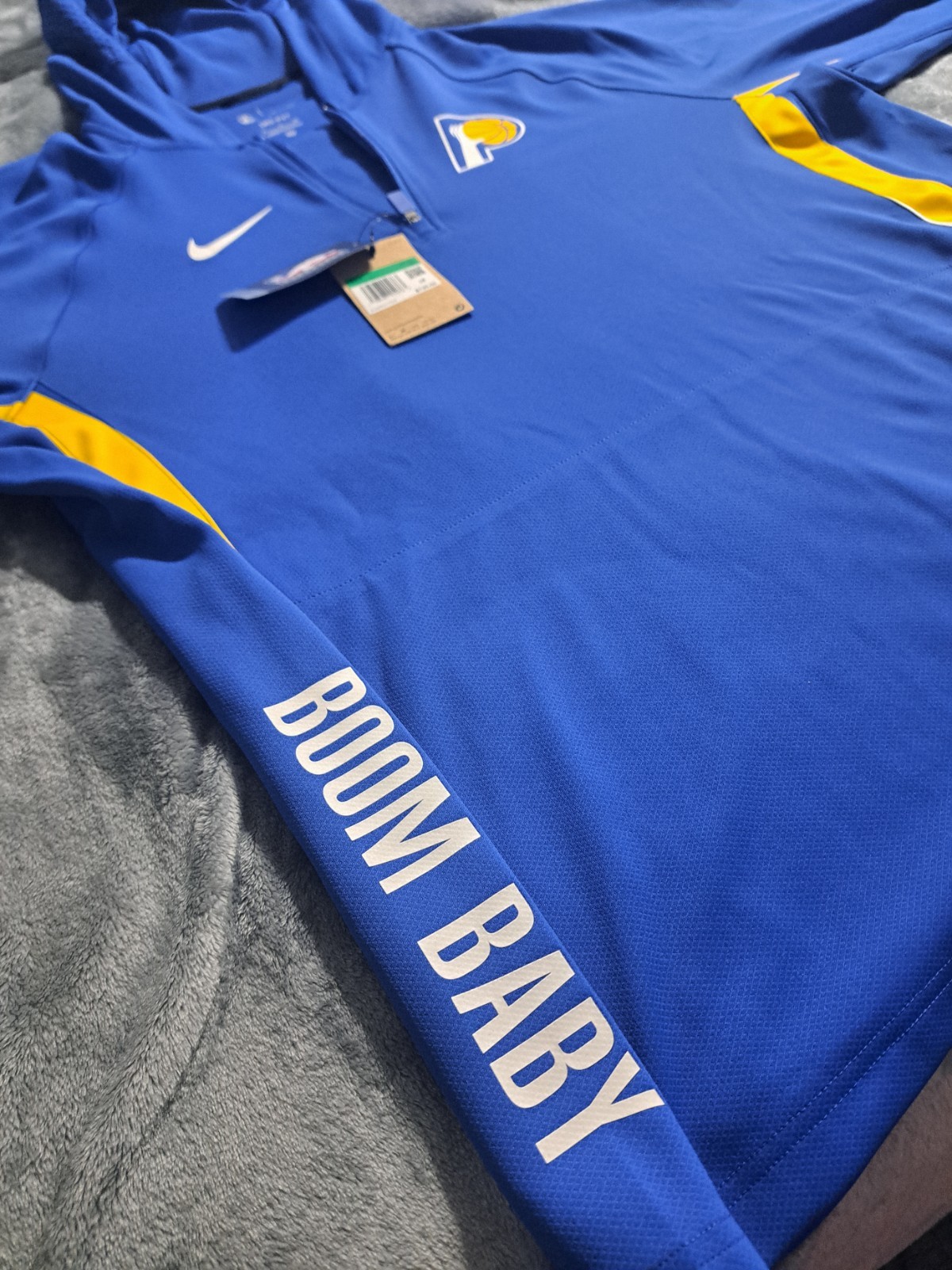 Indiana Pacers NBA Nike Dri Fit XL Quarter Zip Double Sided New W/Tags MSRP 130
