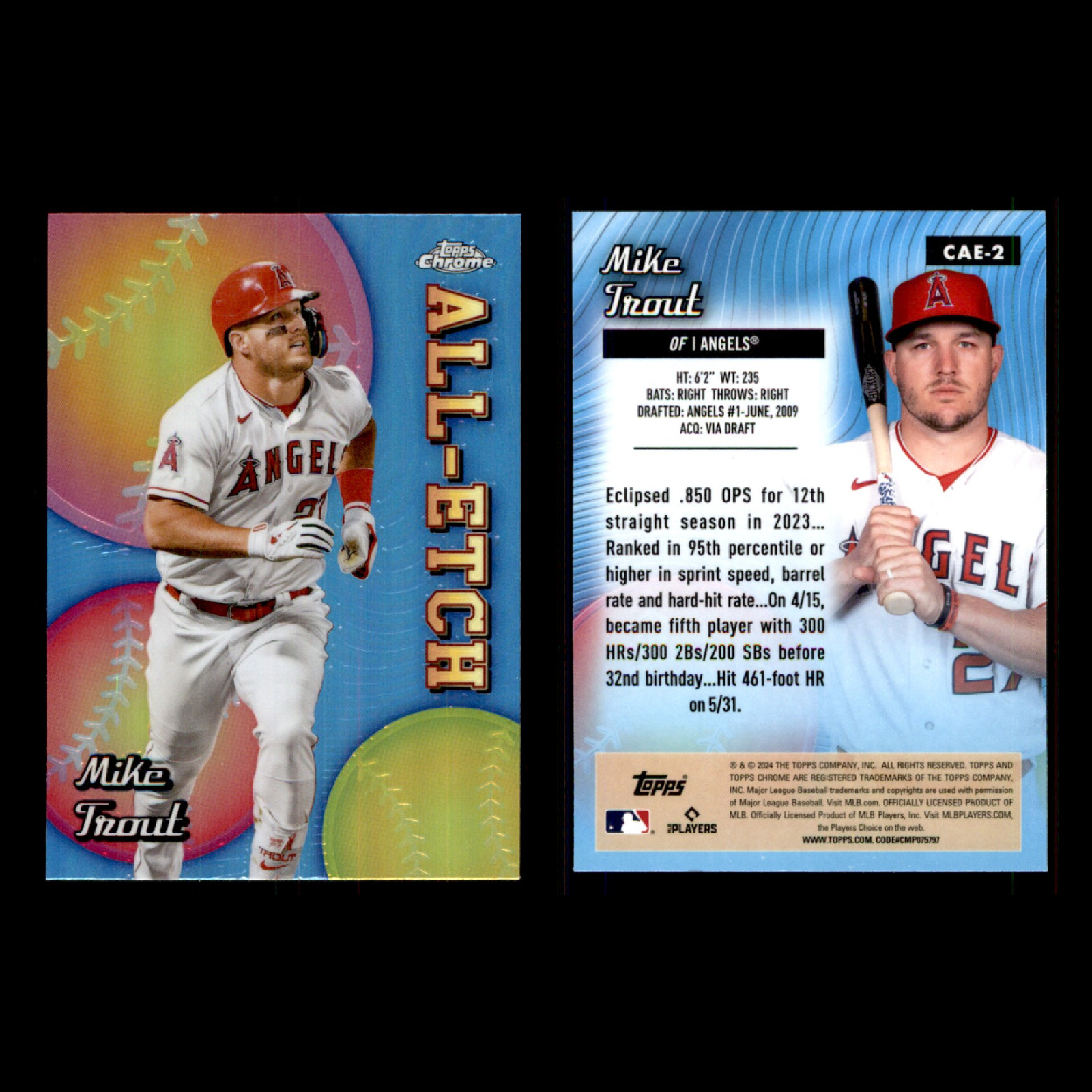 Mike Trout Lot 12 Different Baseball Cards 2018-2026 Los Angeles Angels NM