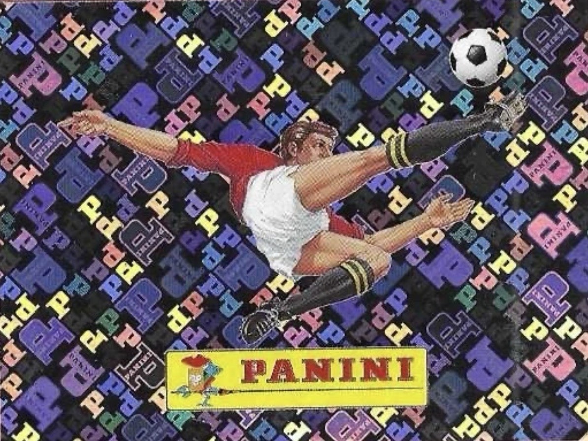 2026 Panini World Cup Gold Crumple Sticker Holo Foil Panini Logo #00