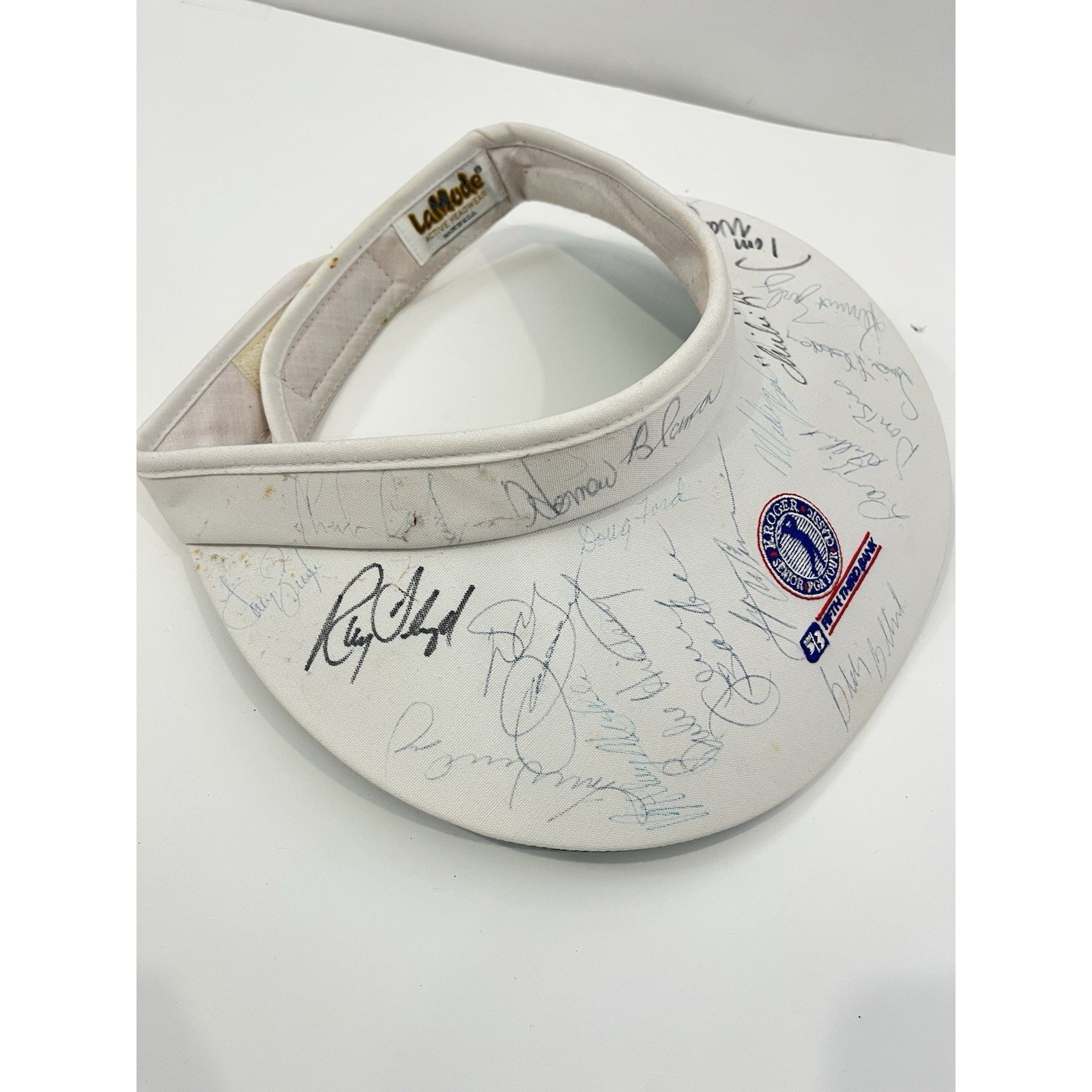 Senior PGA Signed Golf Visor Ray Floyd Chi Chi Rodríguez Doug Ford Tom Wargo