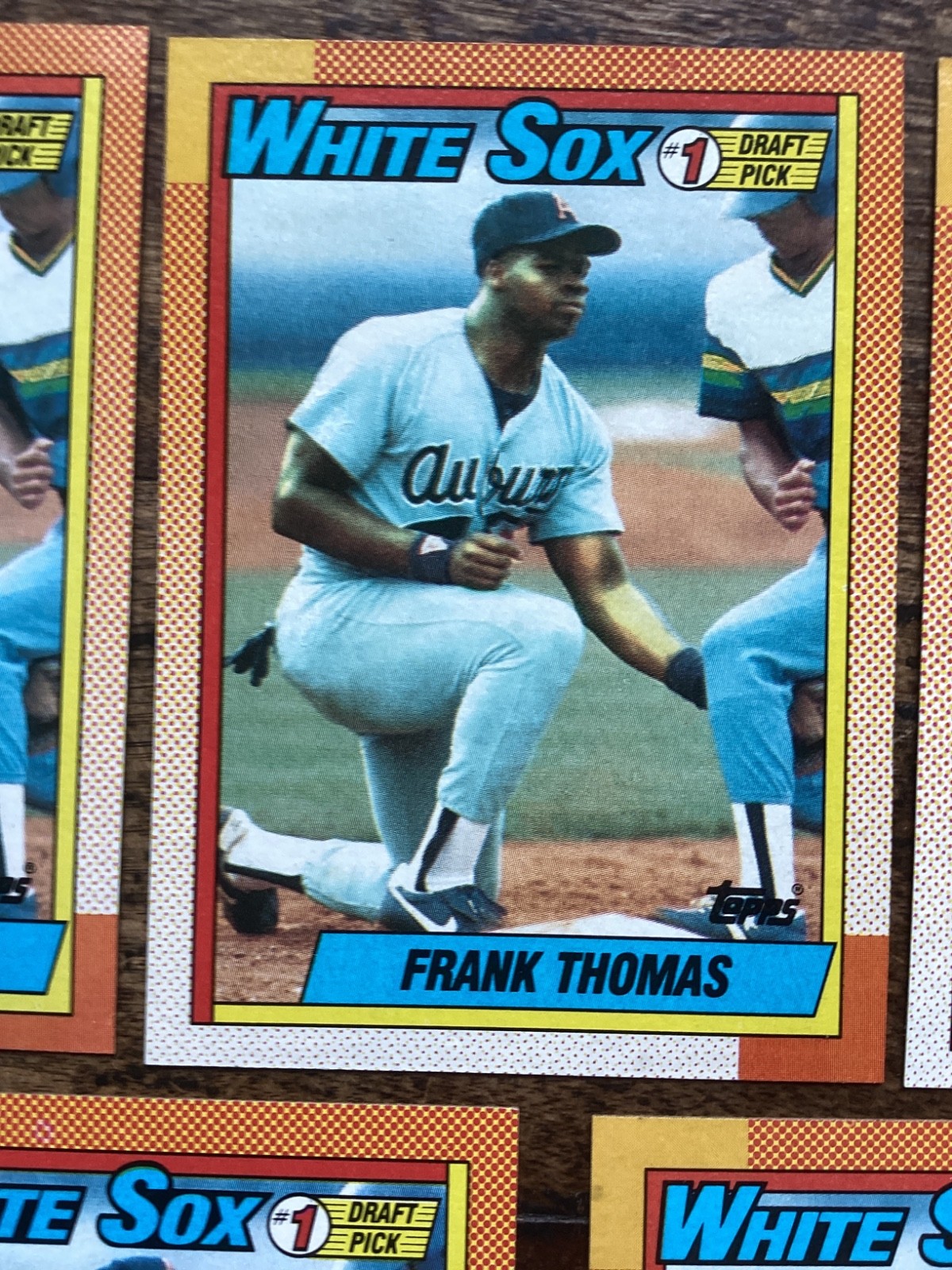 1990 Topps Frank Thomas Rookie Card Lot of 5 White Sox #414 1st Draft Pick NM