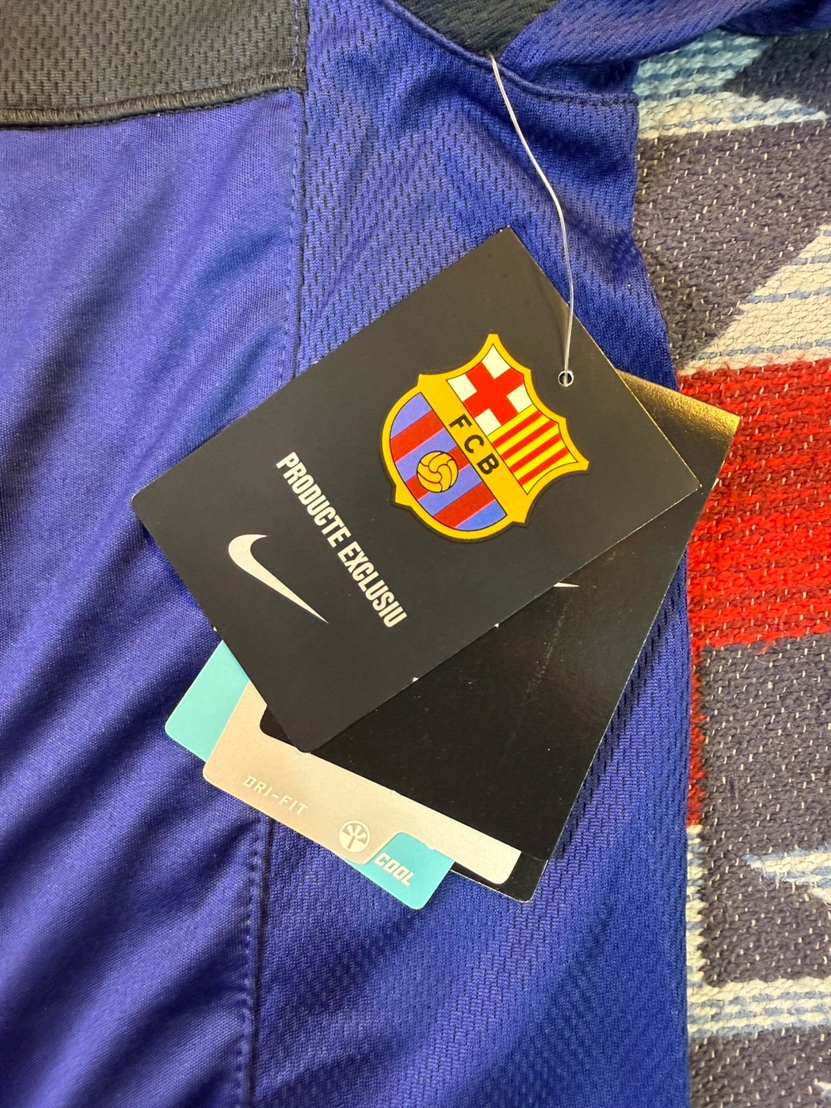 Nike Barcelona Training Kit Long Sleeve Player Jersey Shirt Warm Up 2012-2013