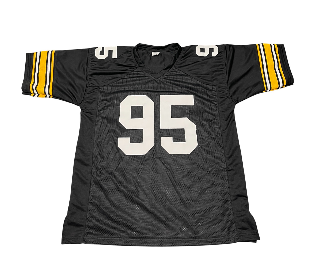 Greg Llyod Signed Auto Pittsburgh Steelers Custom Jersey Beckett Witness BAS COA