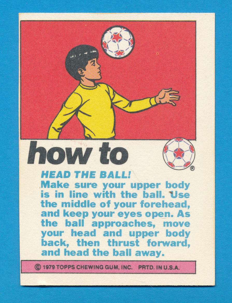 SOCCER KICK GRASS 1979 TOPPS FUTBOL LOGO STICKER MLS SLOGAN FIFA GIFT TPHLC-2396