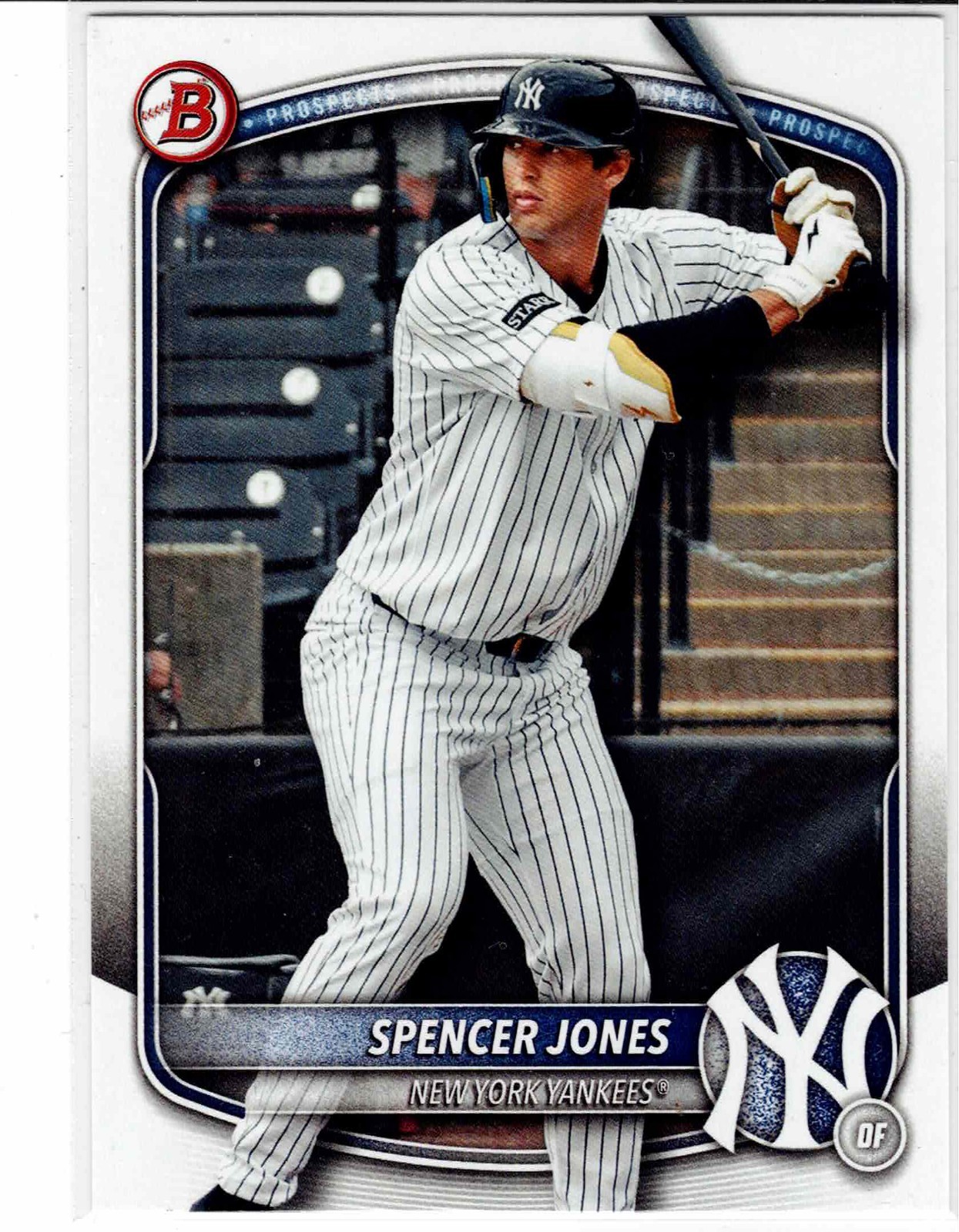 Spencer Jones New York Yankees 2025 Bowman Draft ****