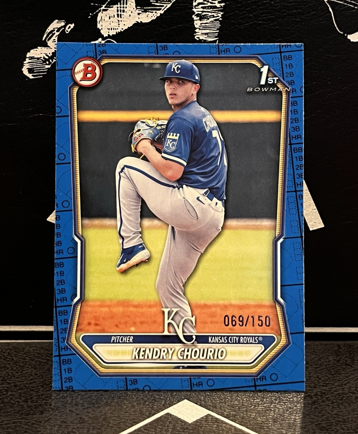 Bowman 2025 1st Bowman Prospects Kendry Chourio Royals BP-7 Blue /150