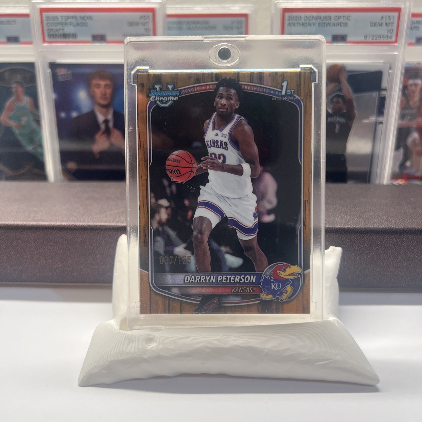 2025-26 Bowman University – #BCP-2 Darryn Peterson Wood Refractor /125 Free S&H