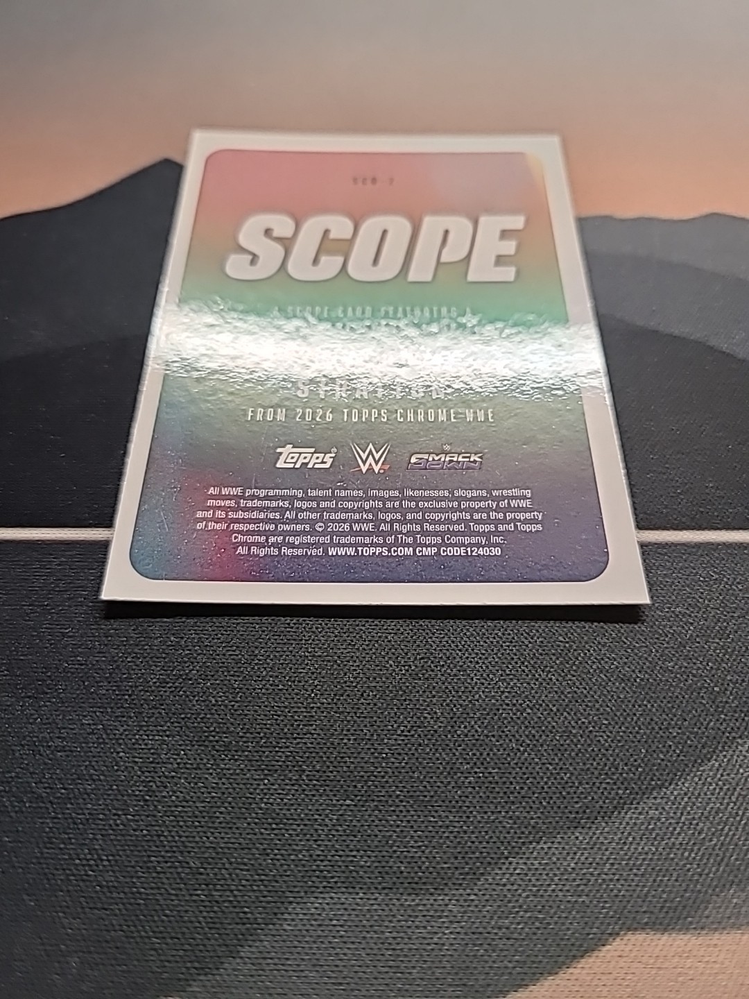 2026 Topps Chrome WWE TIFFANY STRATTON #SCO-2 Scope Insert 🔥