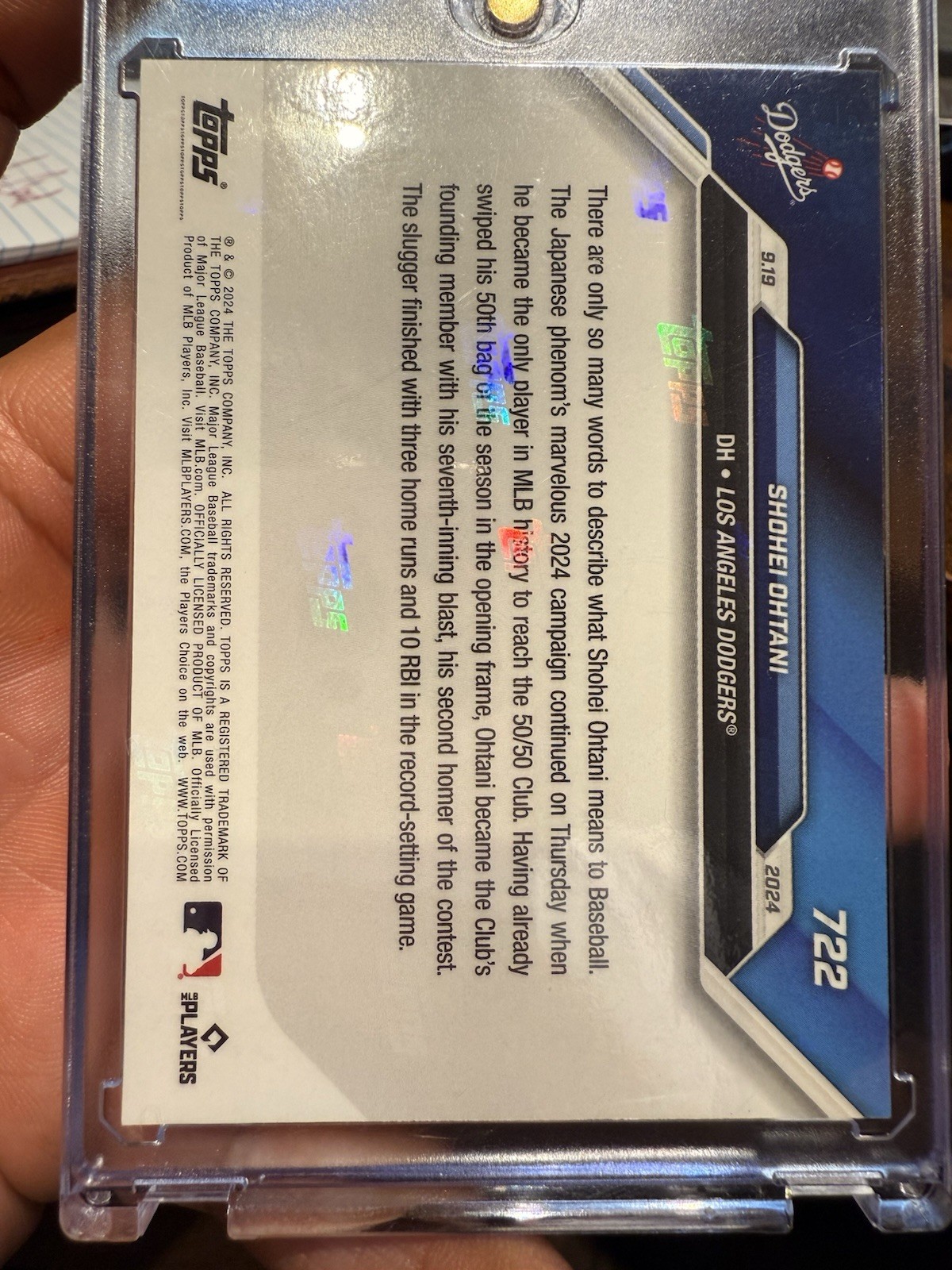 2024 Topps Now – Shohei Ohtani #722 /653737