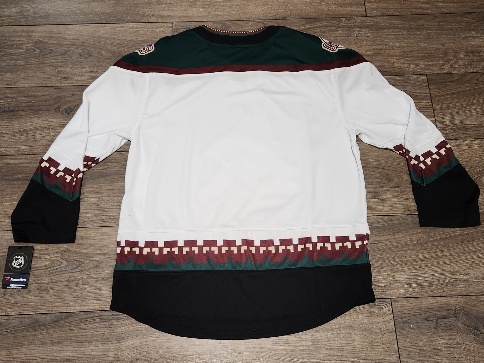 Arizona Coyotes Fanatics Breakaway White Away Kachina Jersey Size XL NEW